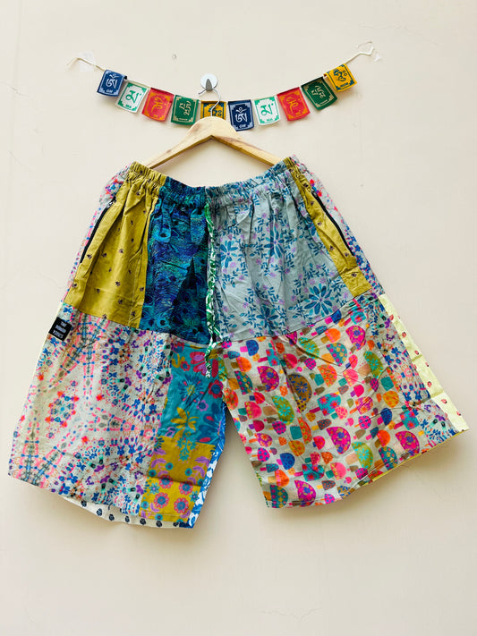 Baggy Patchwork Shorts