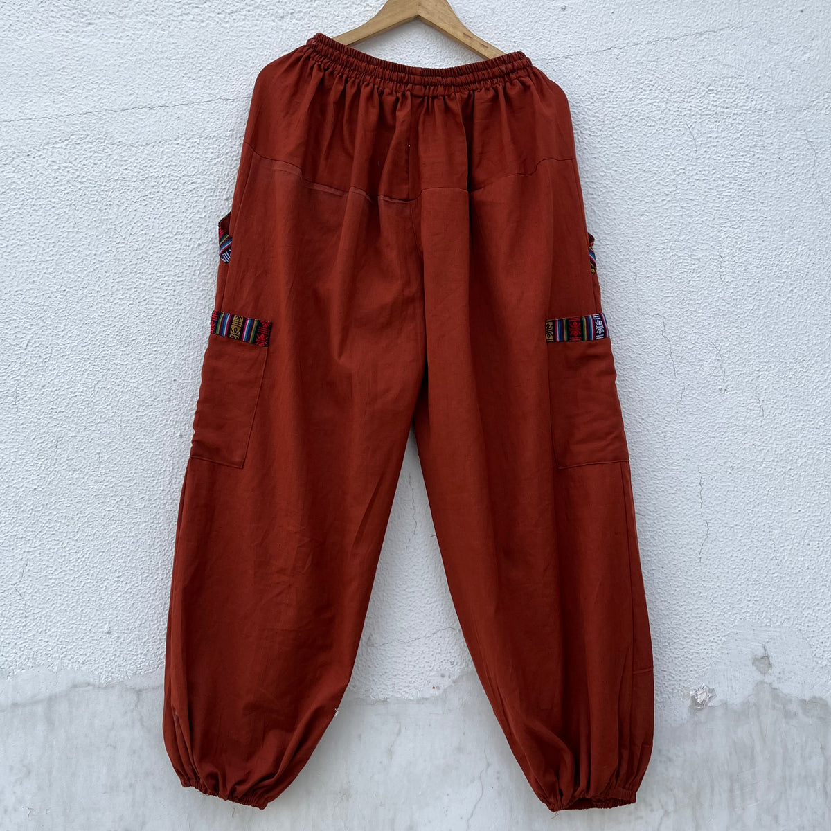 Pahadi Chakra Pants - Rust Orange