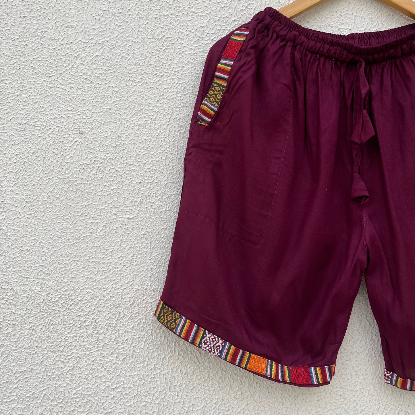 Pahadi Shorts - Wine