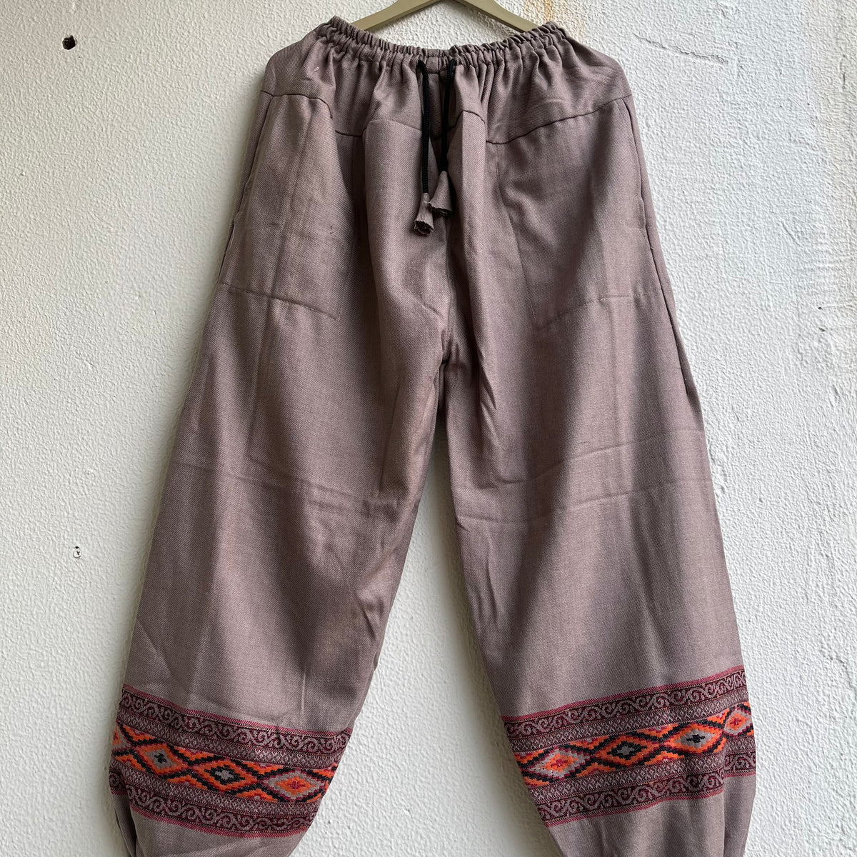 Woollen Pahadi Kullu Pants - Grey