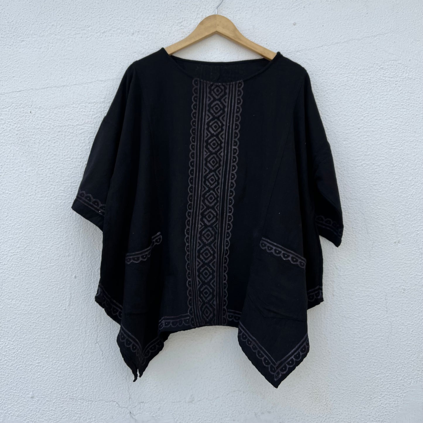 Bairan Cotton Top- Dark Night