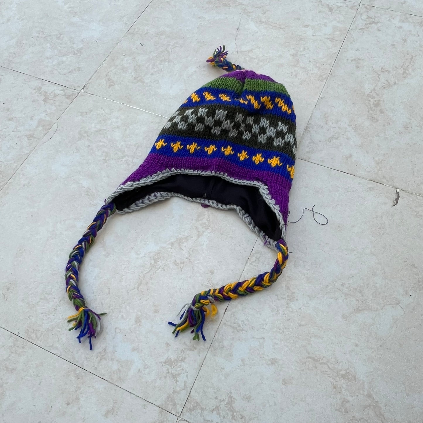 Winter Cap with braids