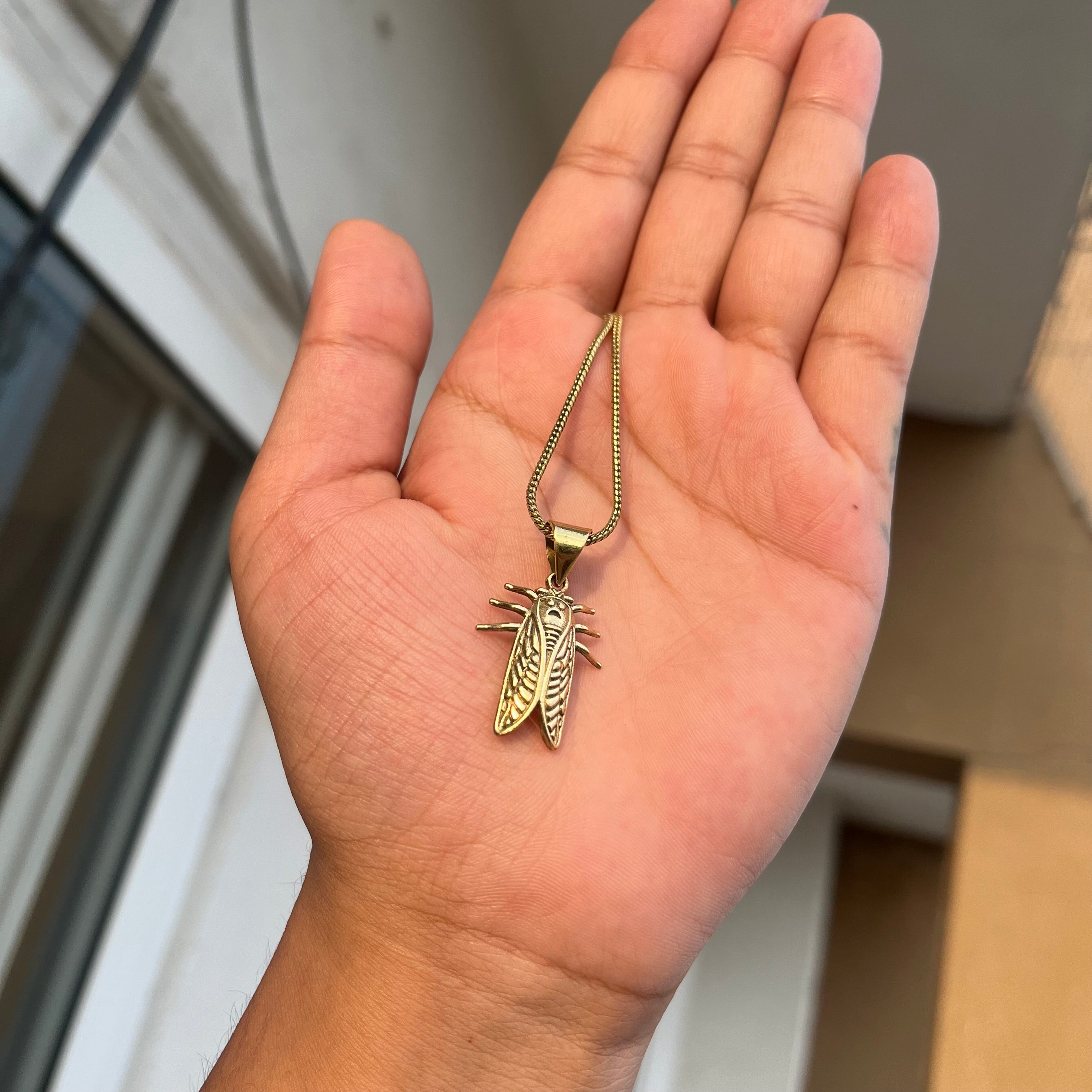 Bug Pendant & Chain
