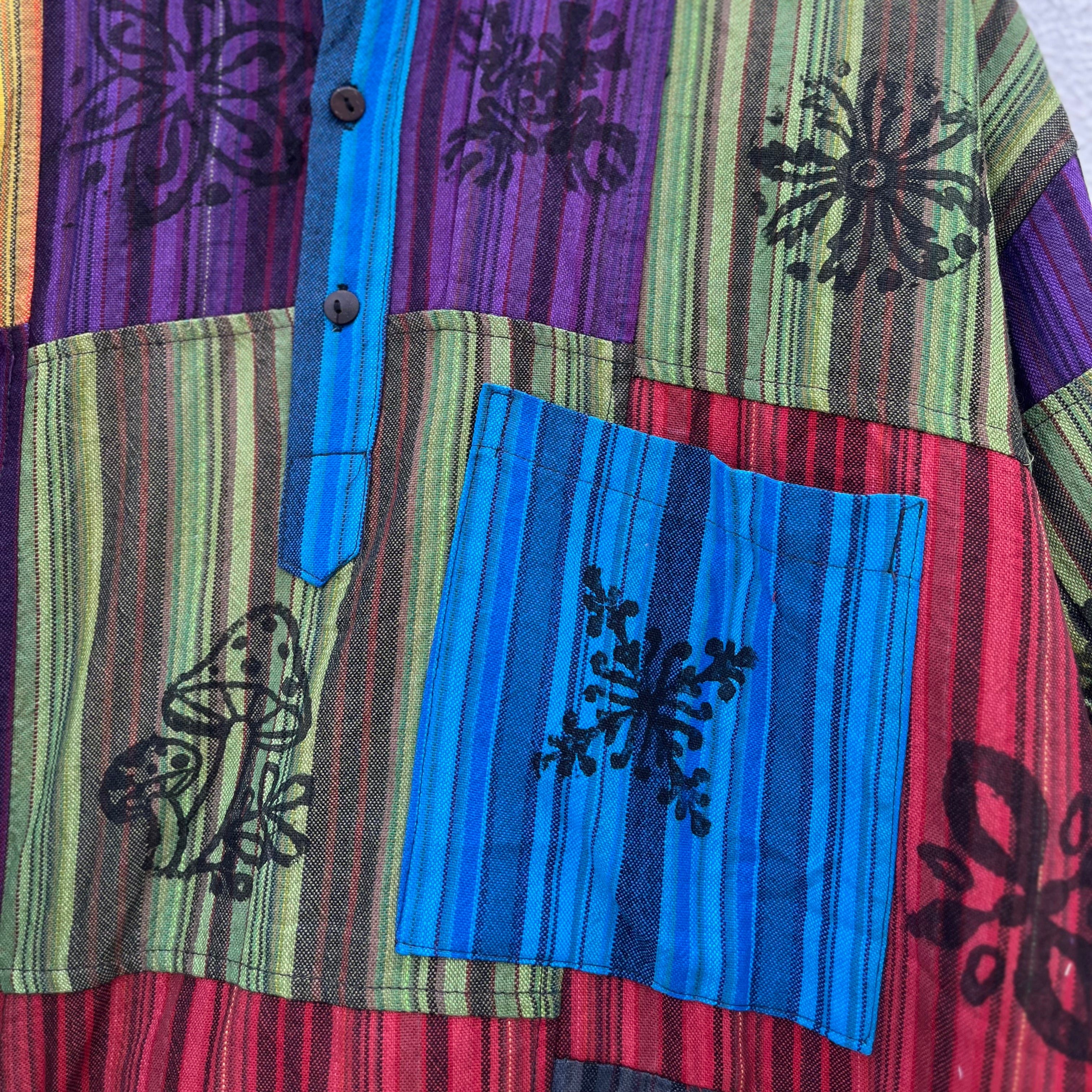 Nomad Patchwork Kurta - Multicolour