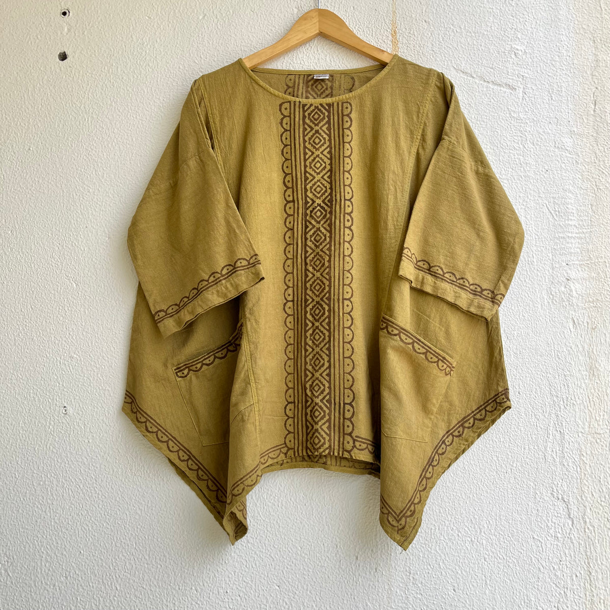 Bairan Cotton Top- Mustard