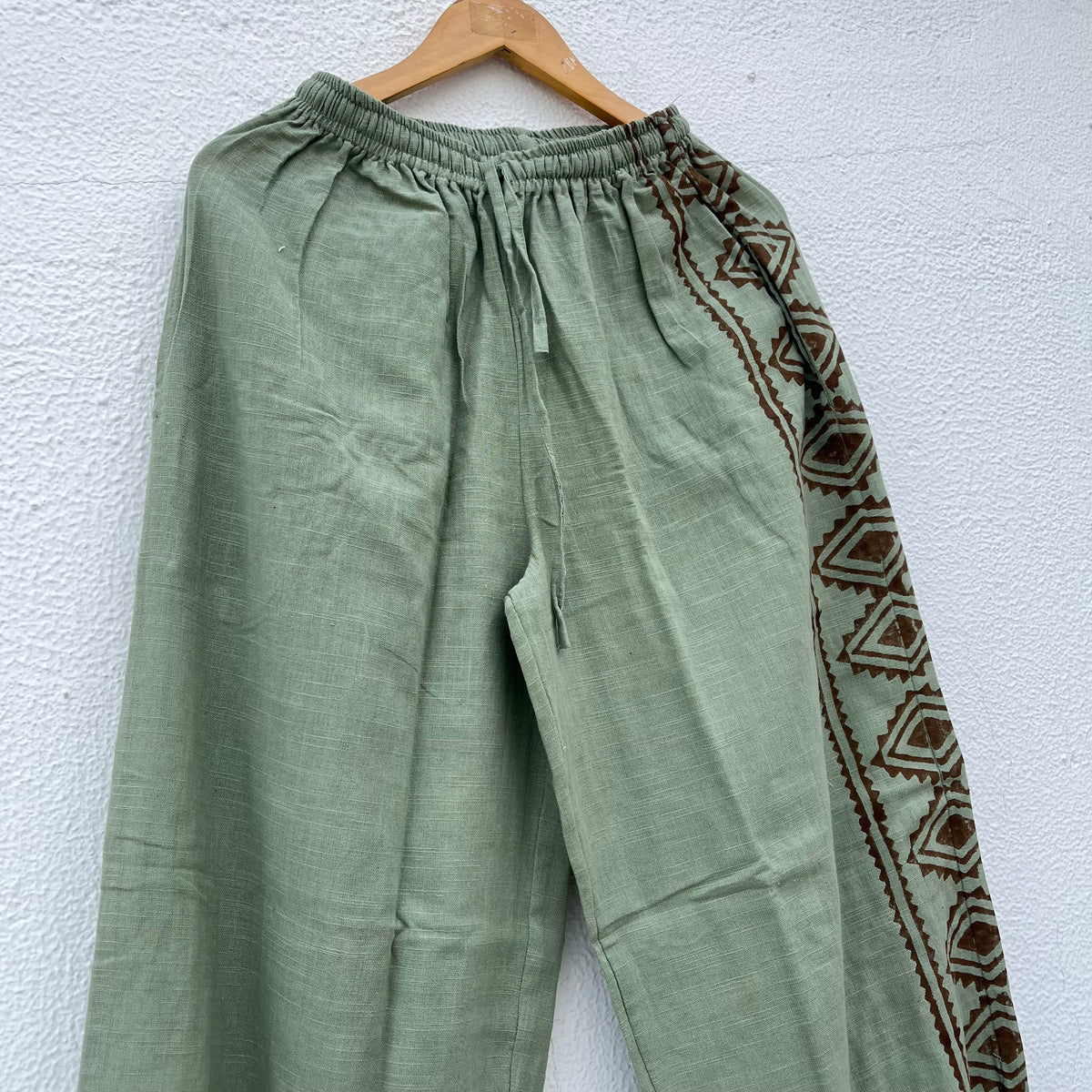 Moksha Cotton Pant- Sage Green