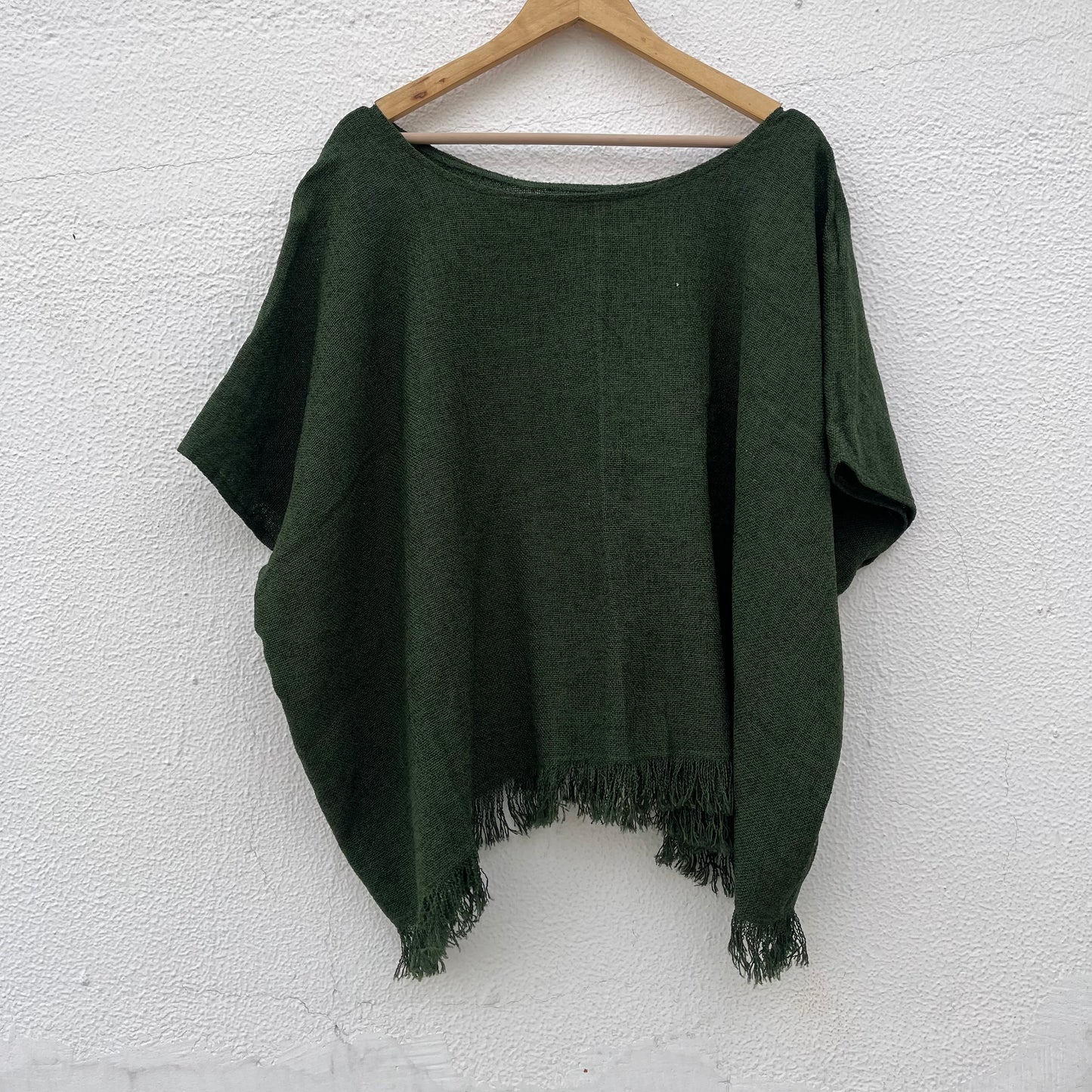 Fakira Cotton Top- Forest Green