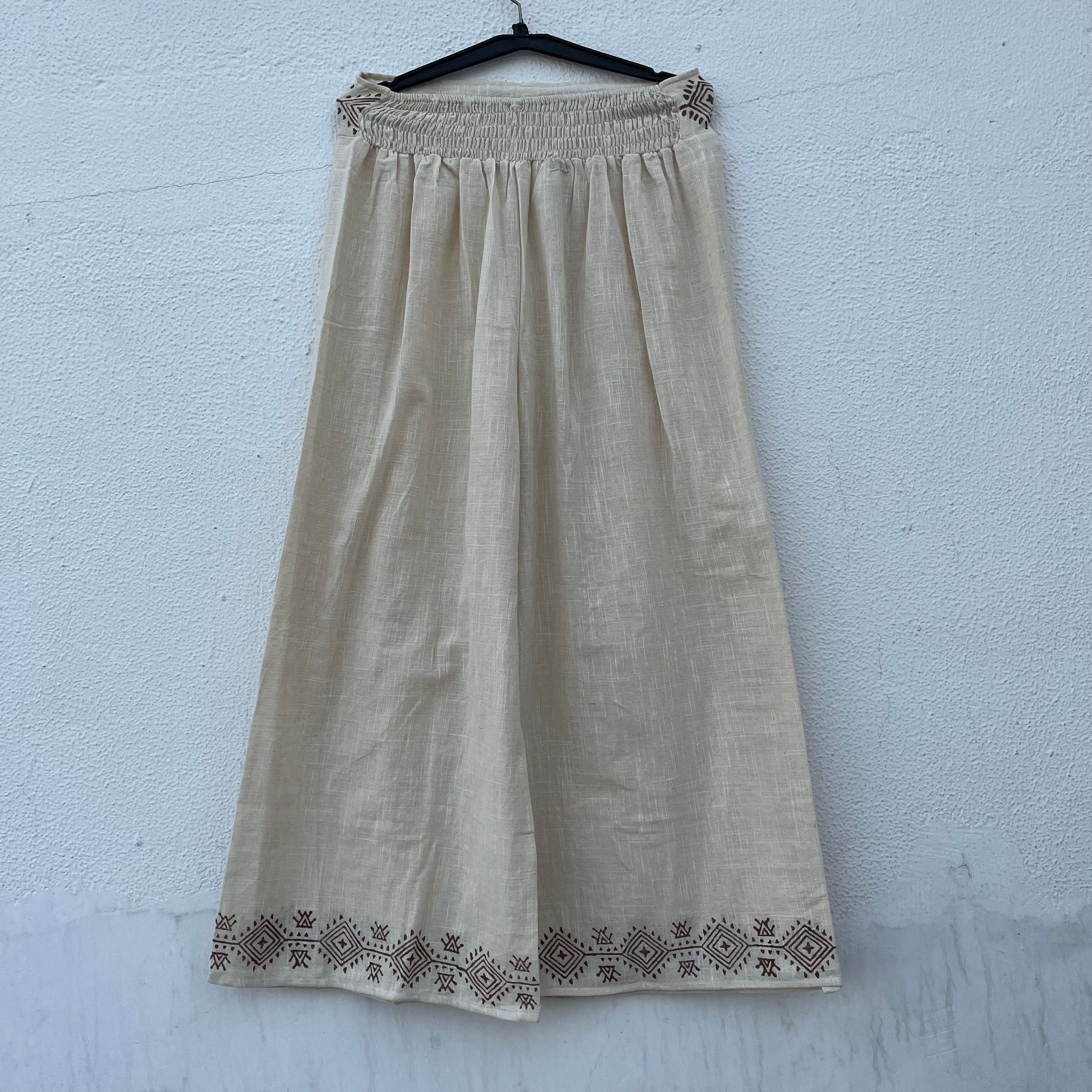 Mastani Cotton Pant- Ivory