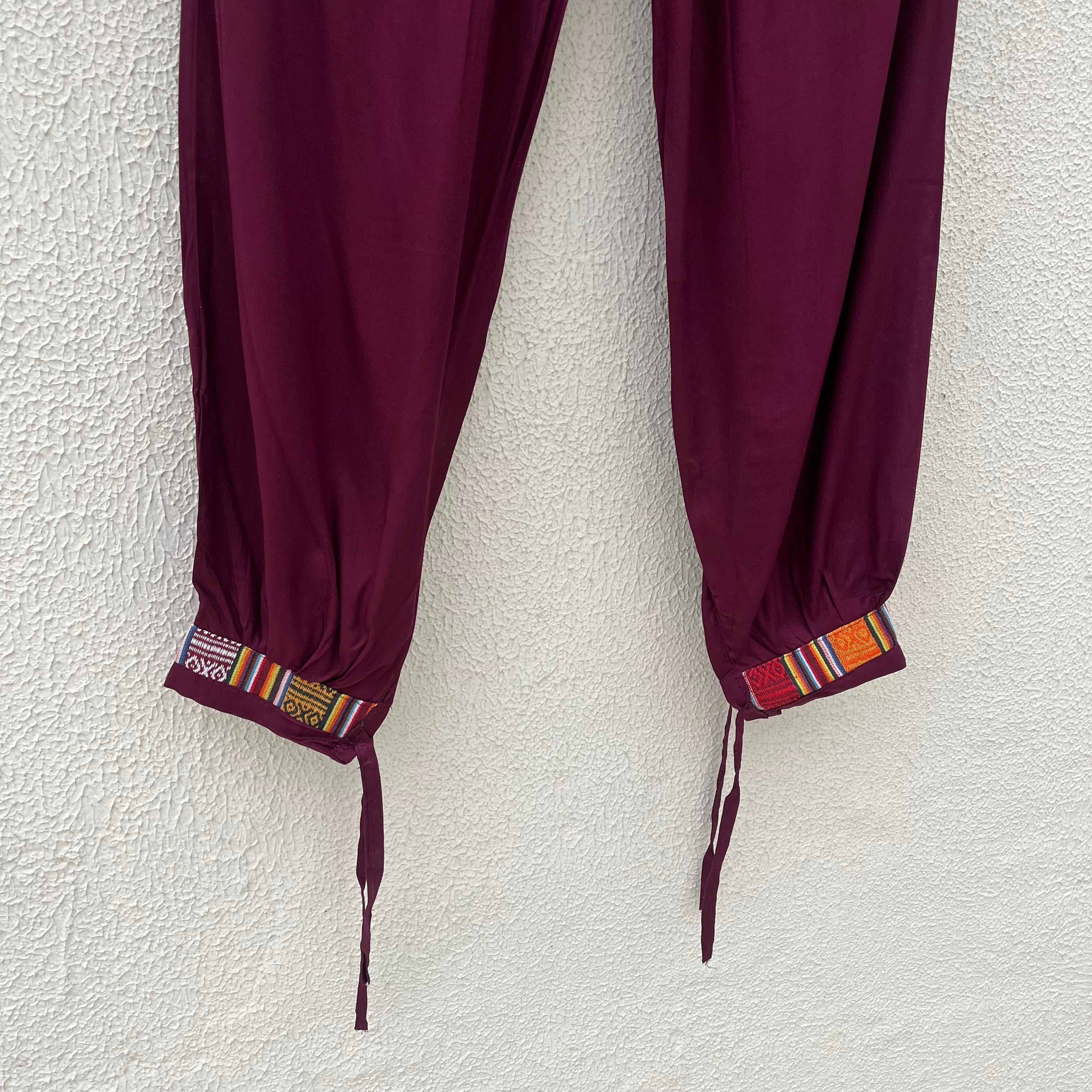 Nepali Pants - Wine