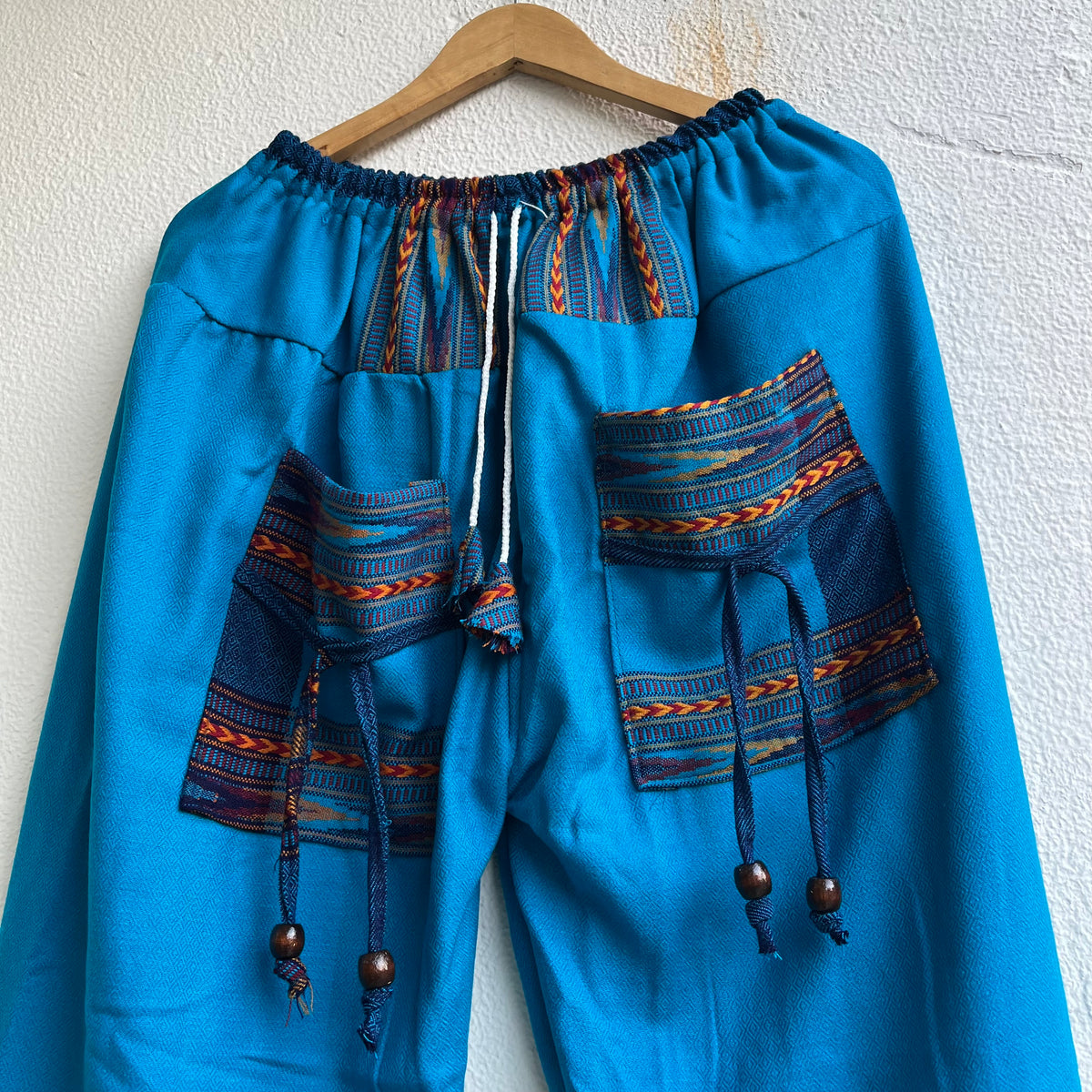 Woollen Kullu 3 Patti Pants- Sea