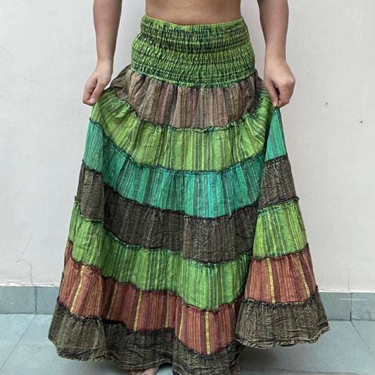 Boho Skirt - Forest