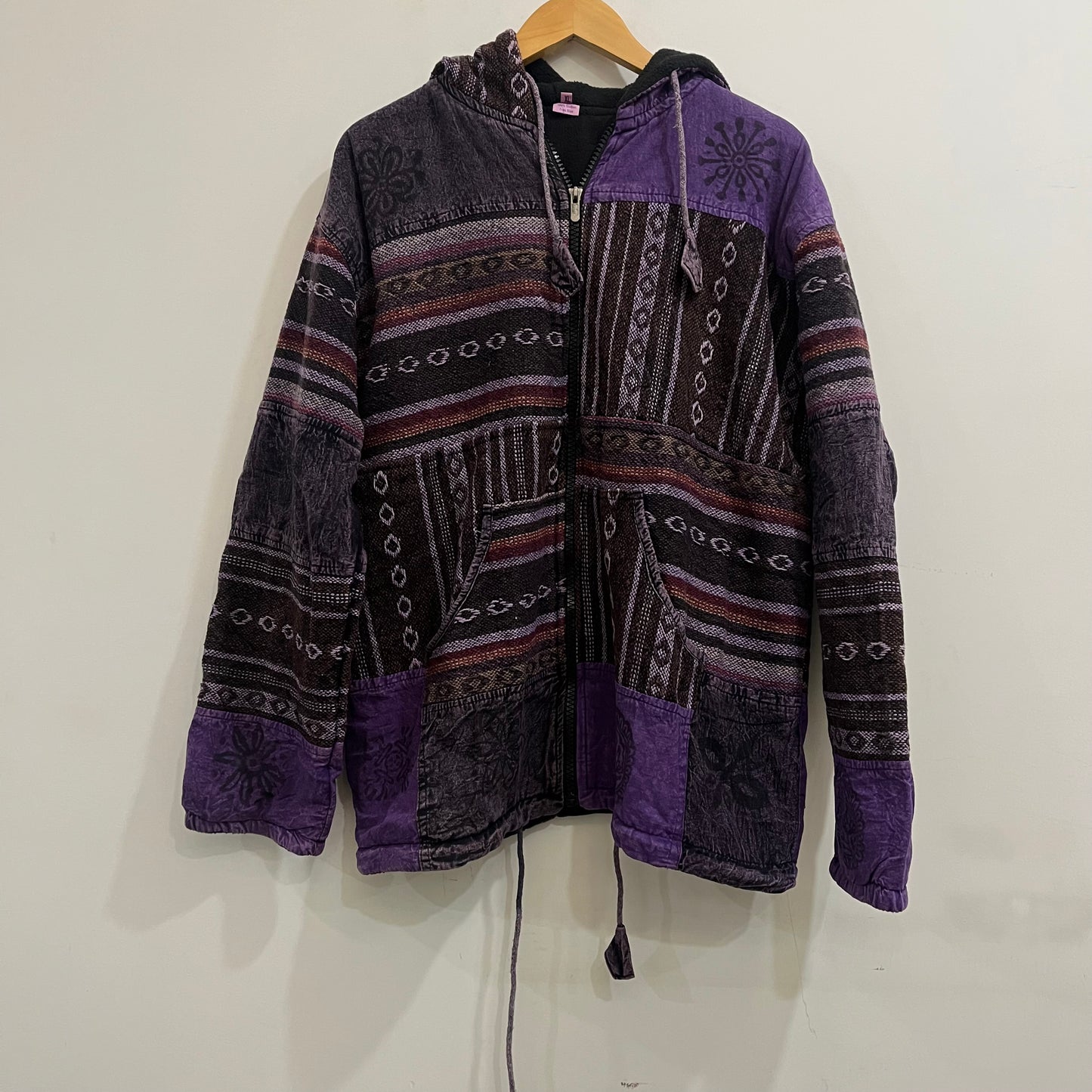 Pahadi Thread Jacket - Orchid