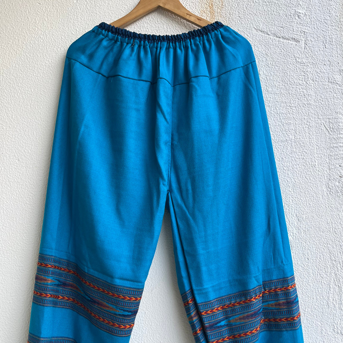 Woollen Kullu 3 Patti Pants- Sea