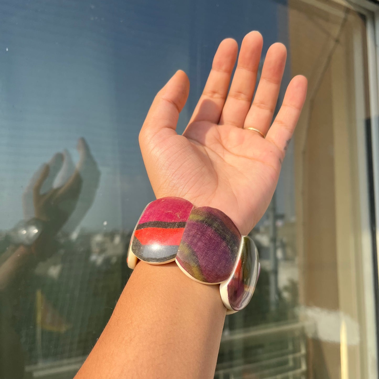 Vintage Acrylic Bracelet