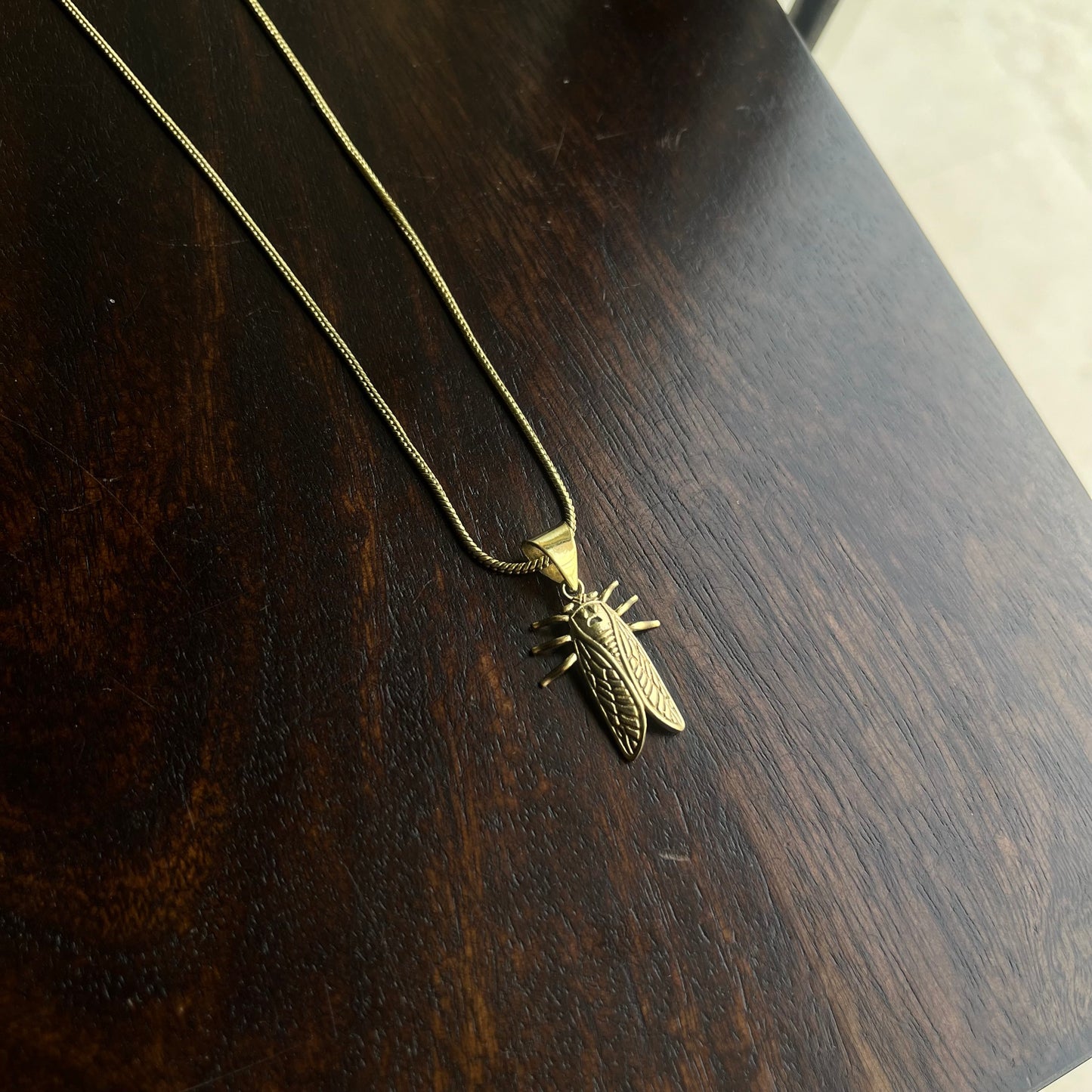 Bug Pendant & Chain