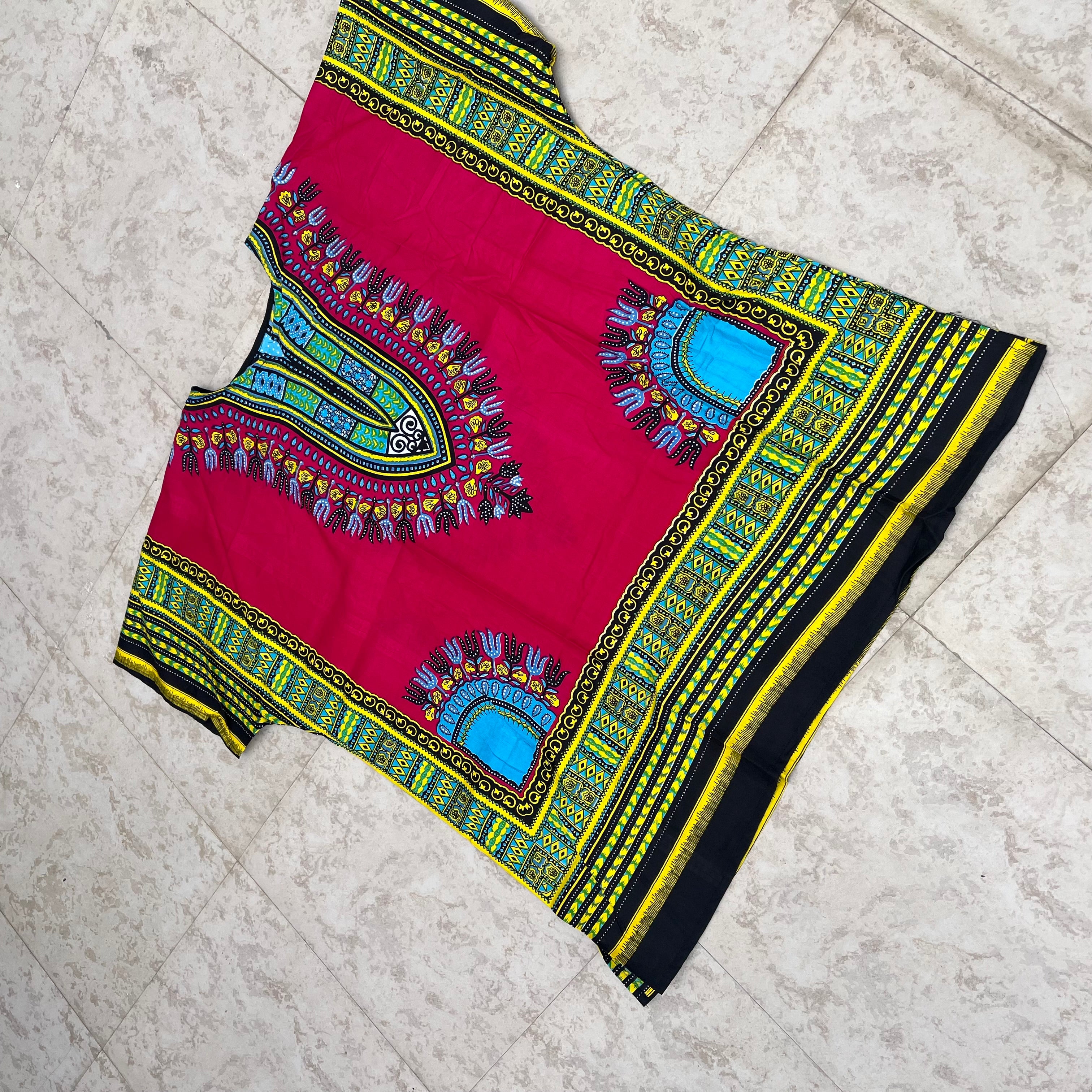 Dashiki Shirt - Pink
