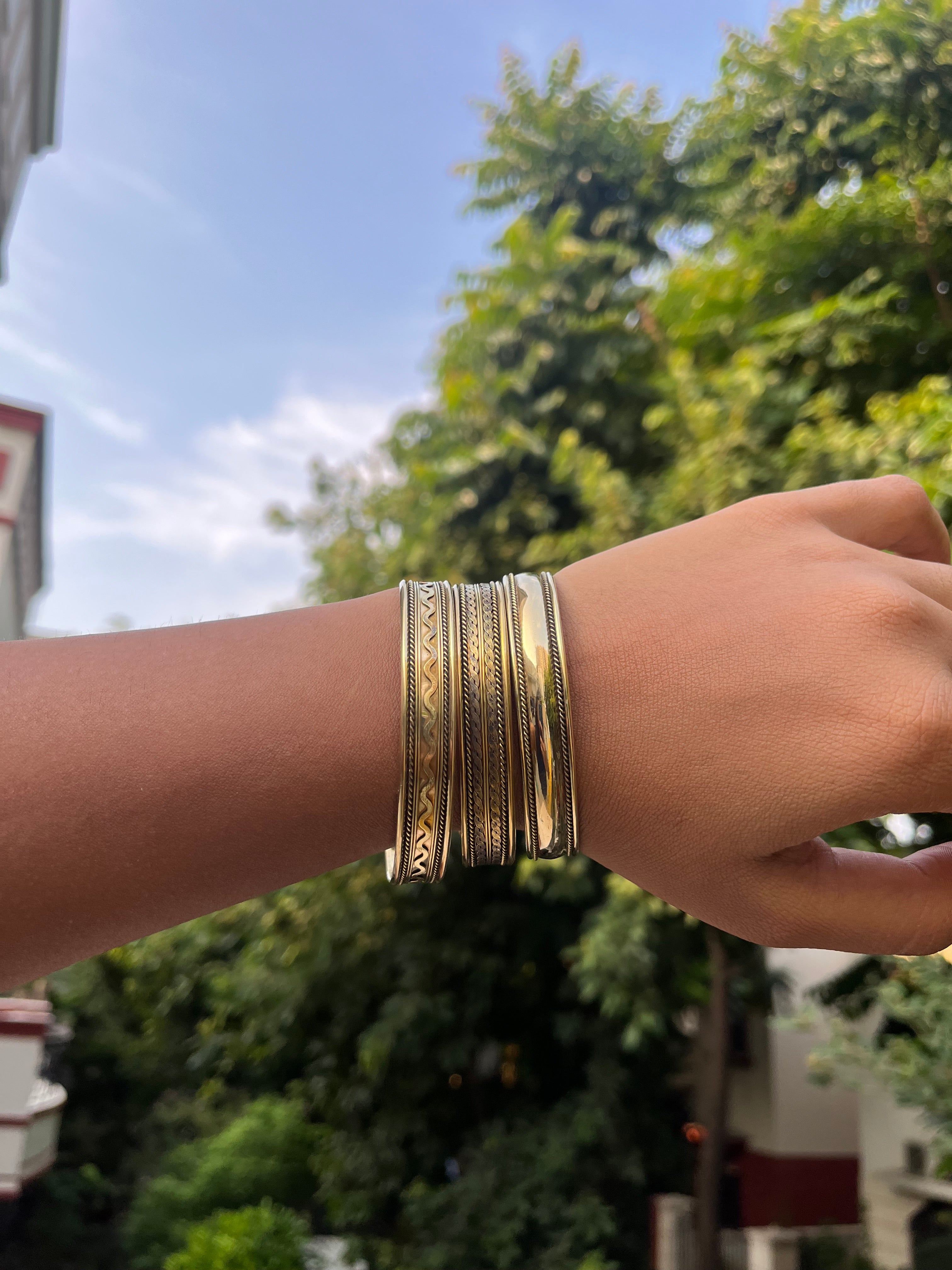 2 Brass Bracelet