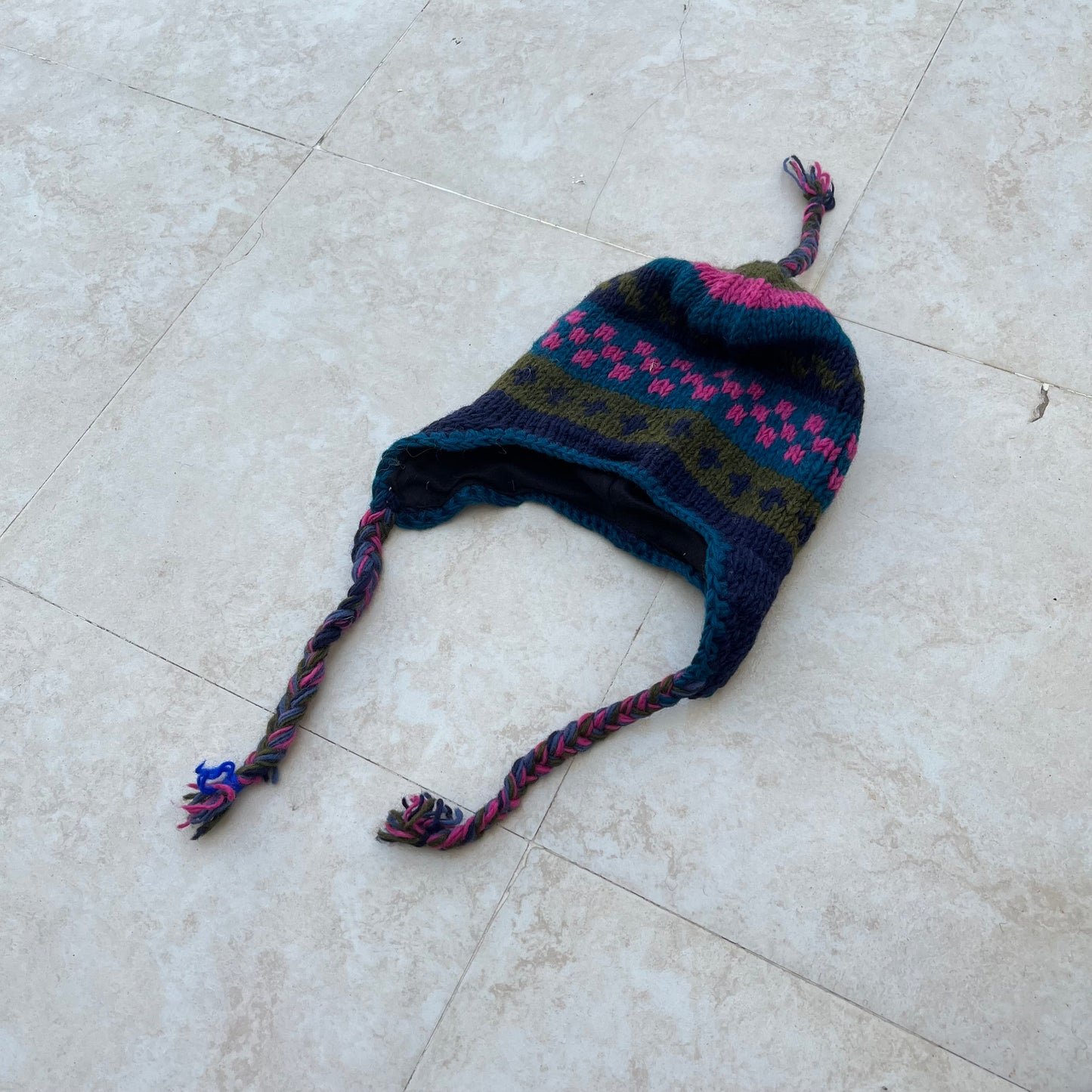 Winter Cap with braids