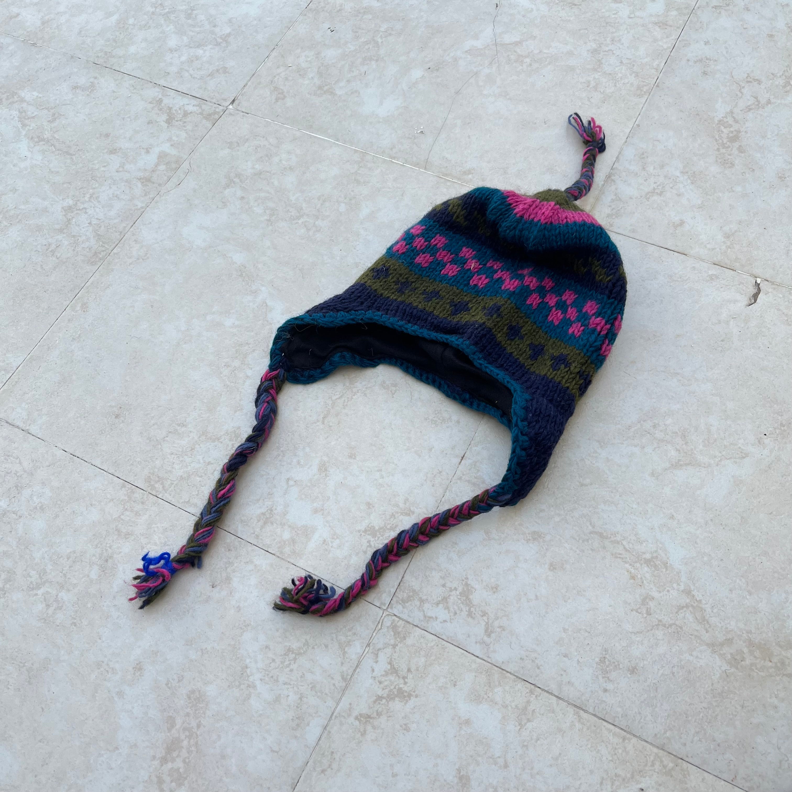 Winter Cap with braids
