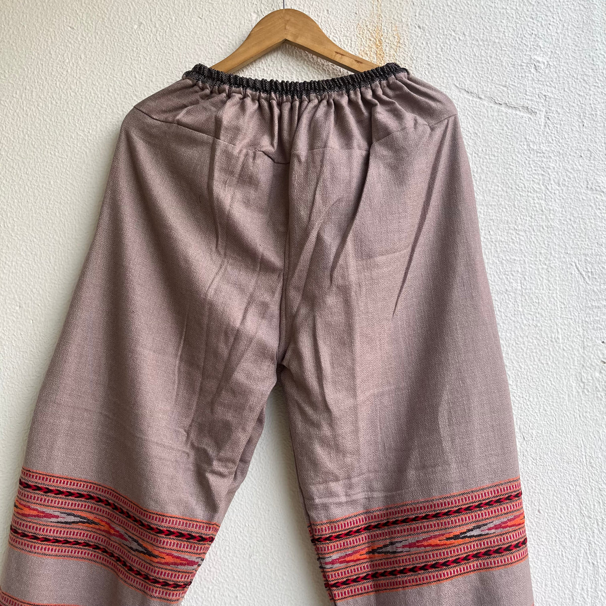 Woollen Kullu 3 Patti Pants- Grey