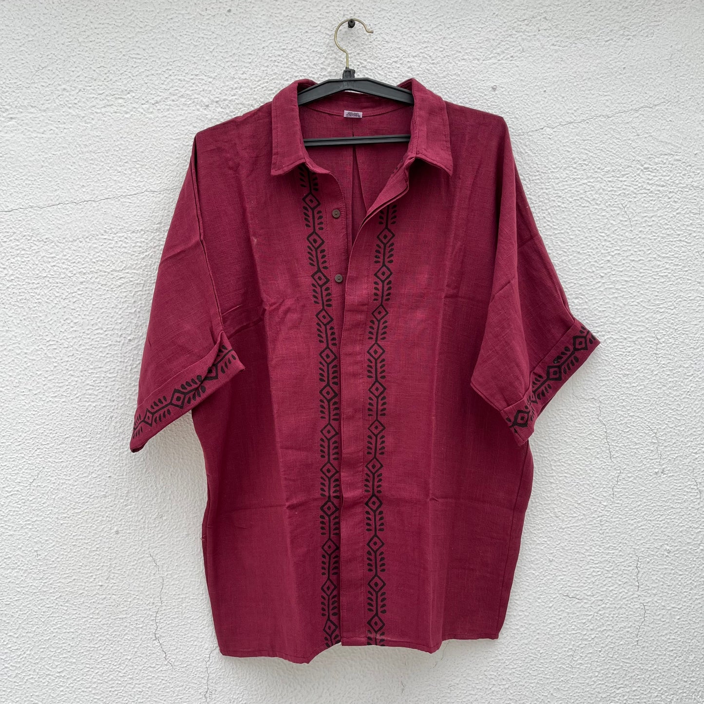 Rahgir Cotton Unisex Shirt 2.0 - Wine