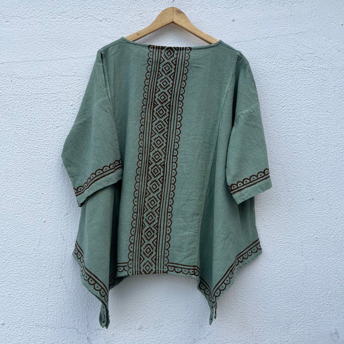Bairan Cotton Top- Sage Green