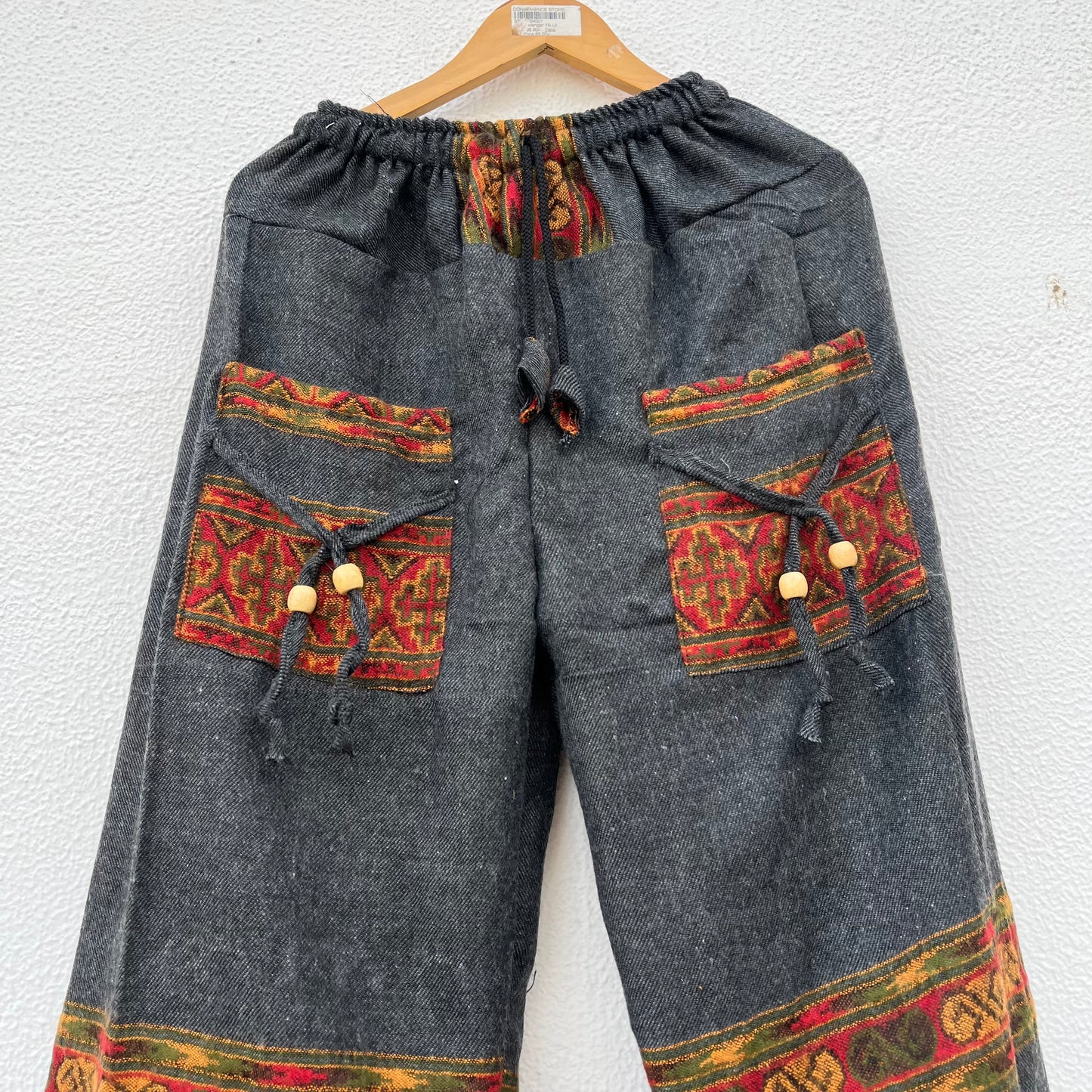 Combo Set - 3 Patti Poncho + 3 Patti Pants (Charcoal)