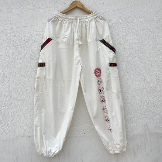 Pahadi Chakra Pants - Cream