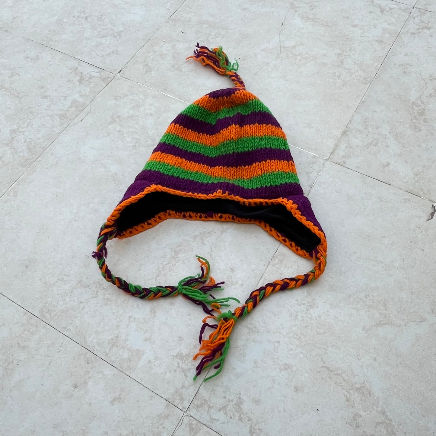 Winter Cap with braids