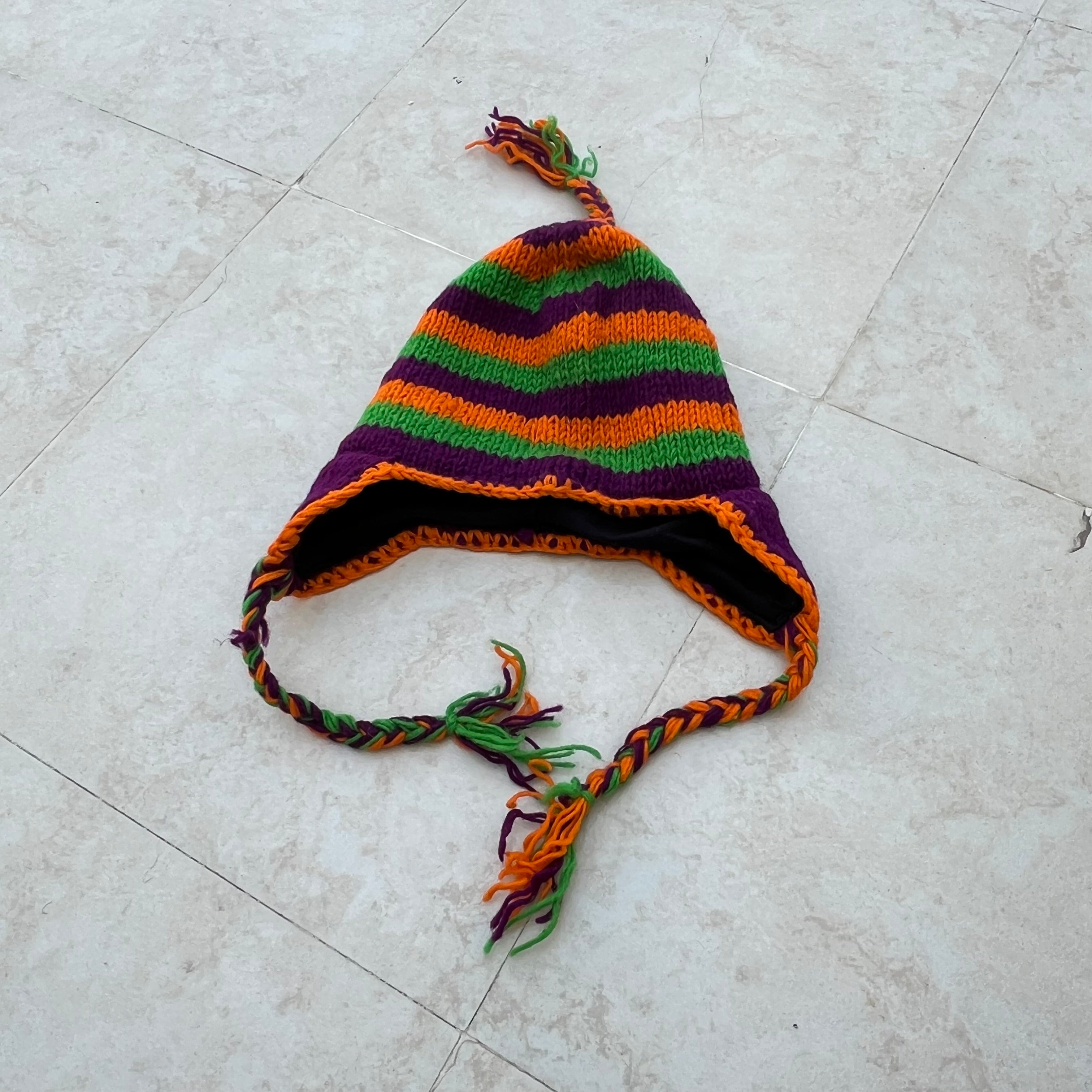 Winter Cap with braids
