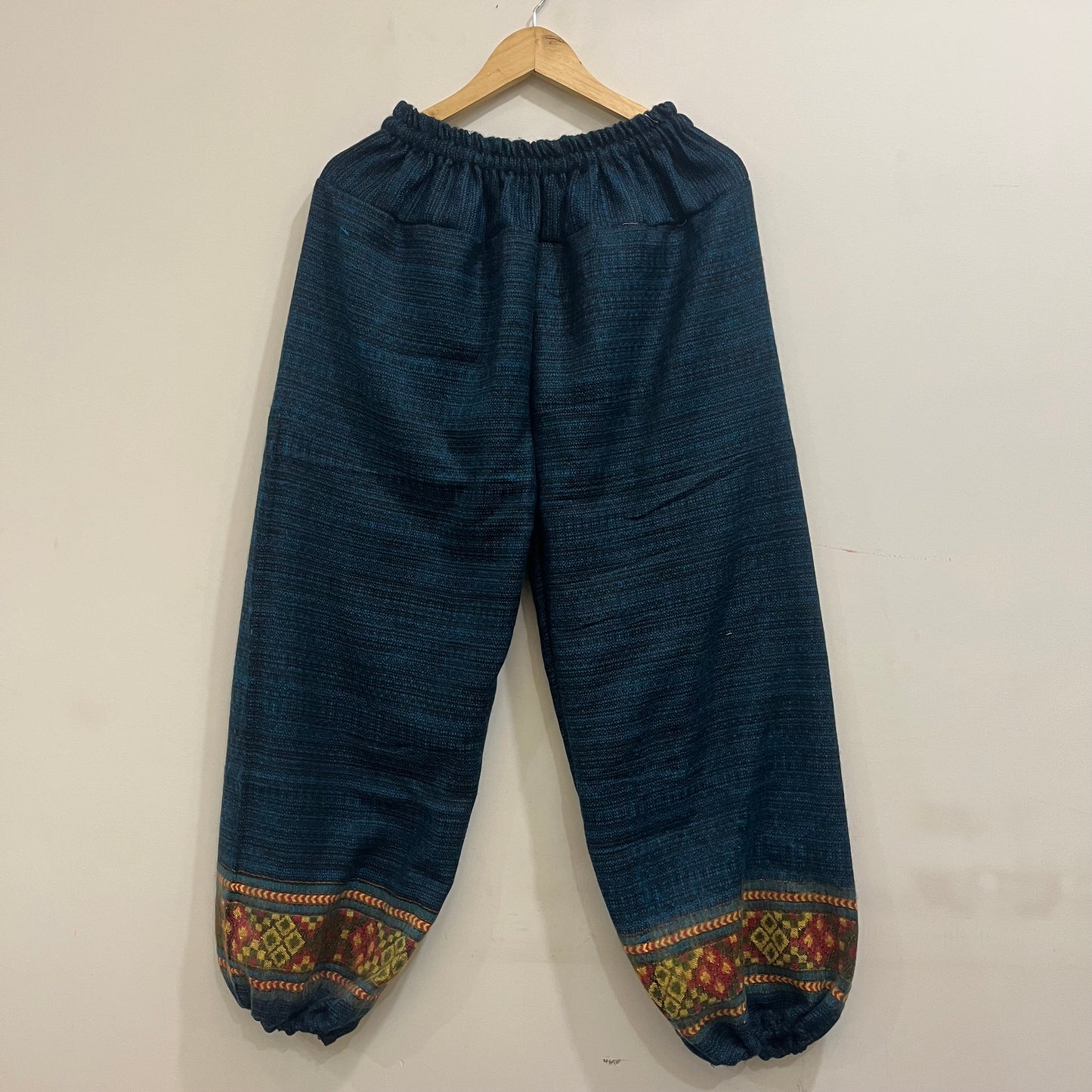 Woollen Pahadi Pants - Blue