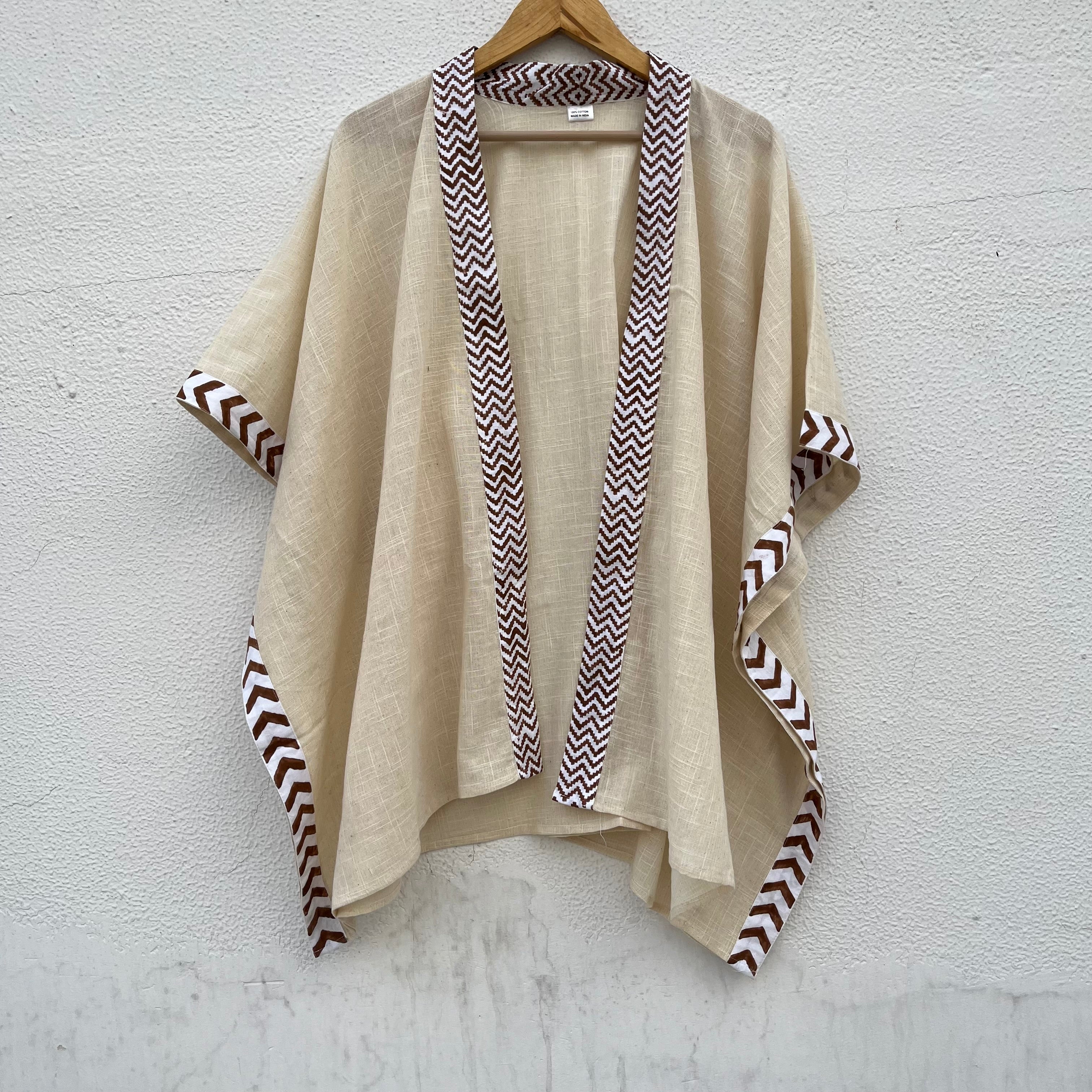 Karwaan Cotton Shrug - Warm Cream