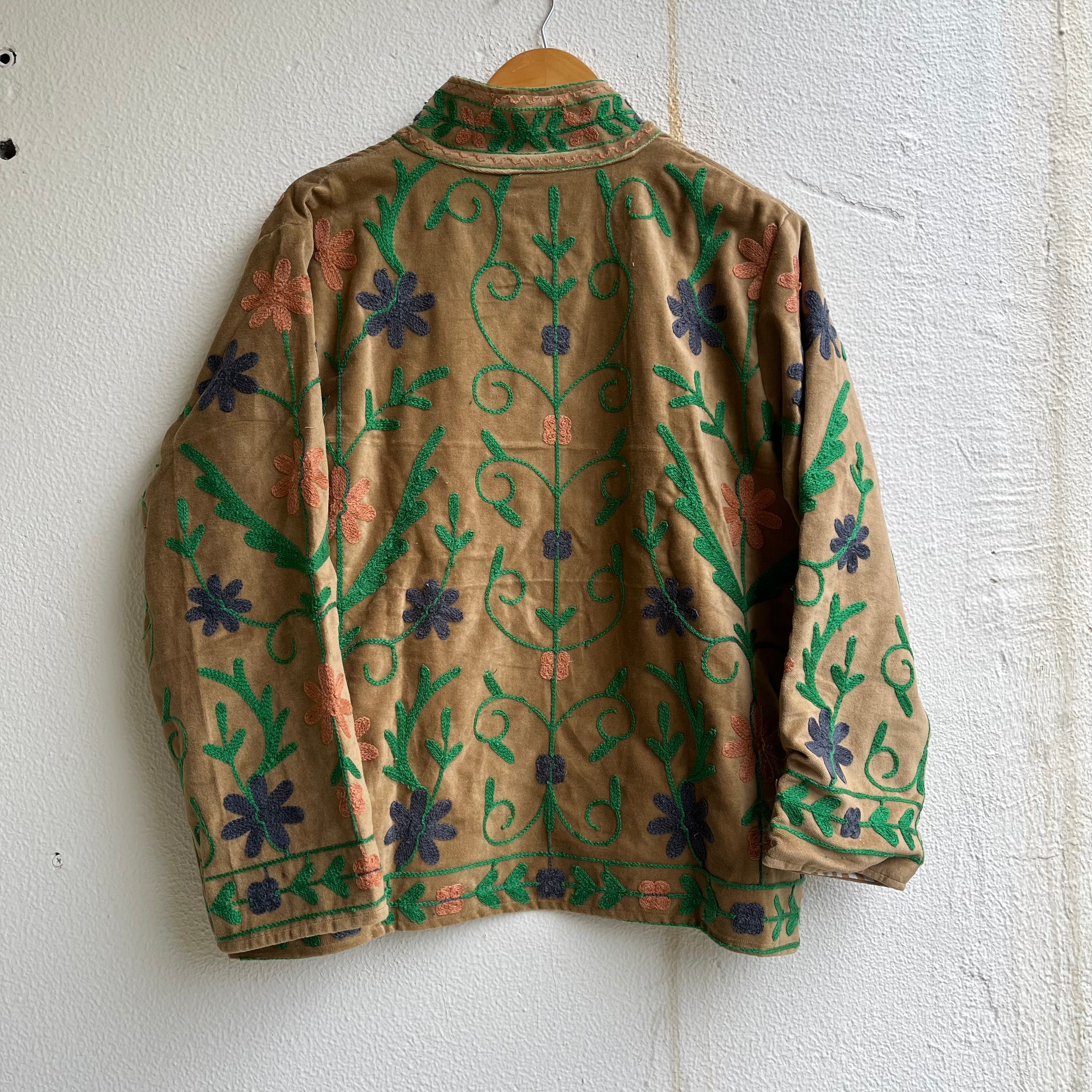 Jaipuri Thread Velvet Jacket