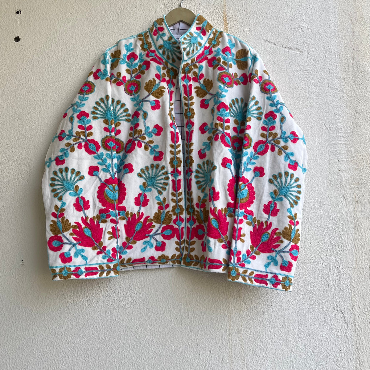 Jaipuri Thread Velvet Jacket