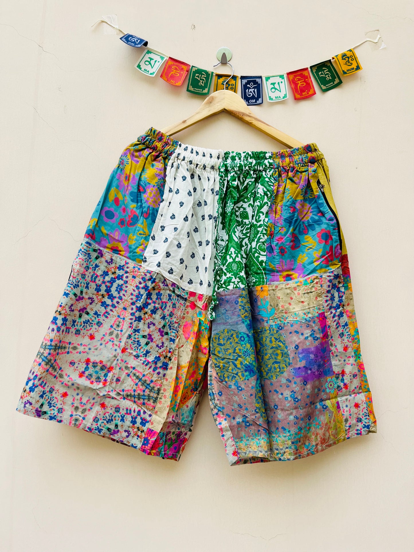 Baggy Patchwork Shorts