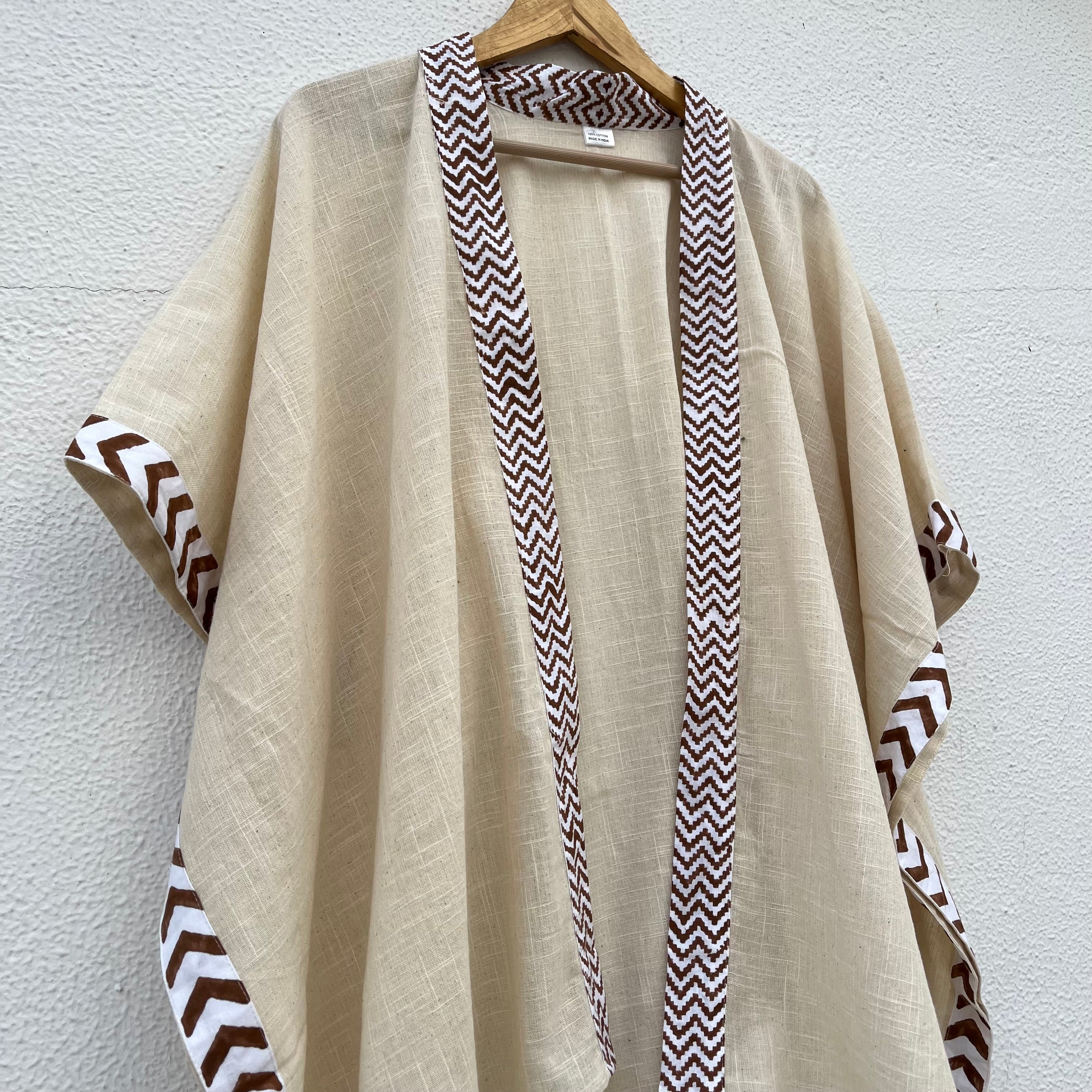 Karwaan Cotton Shrug - Warm Cream