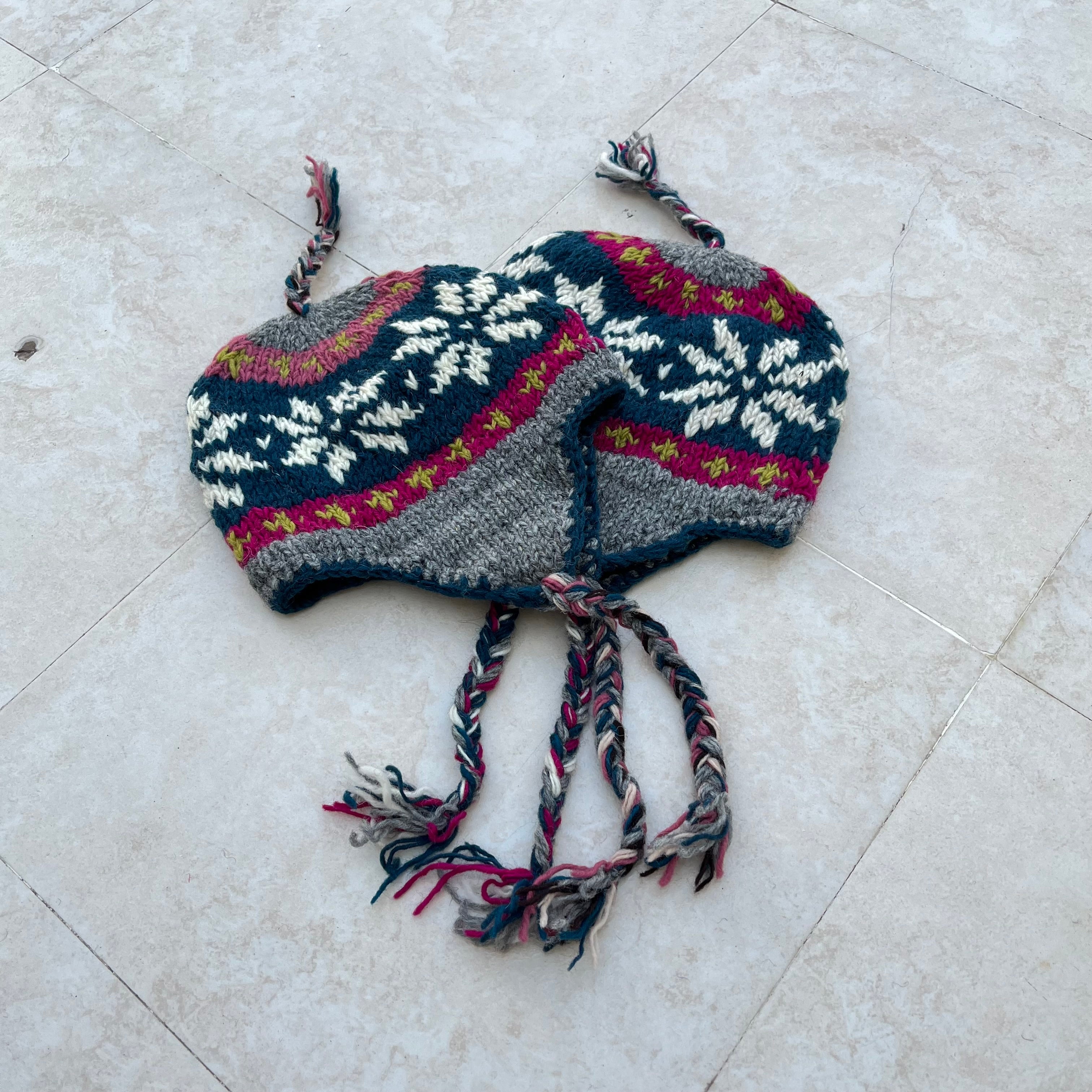Winter Cap with braids