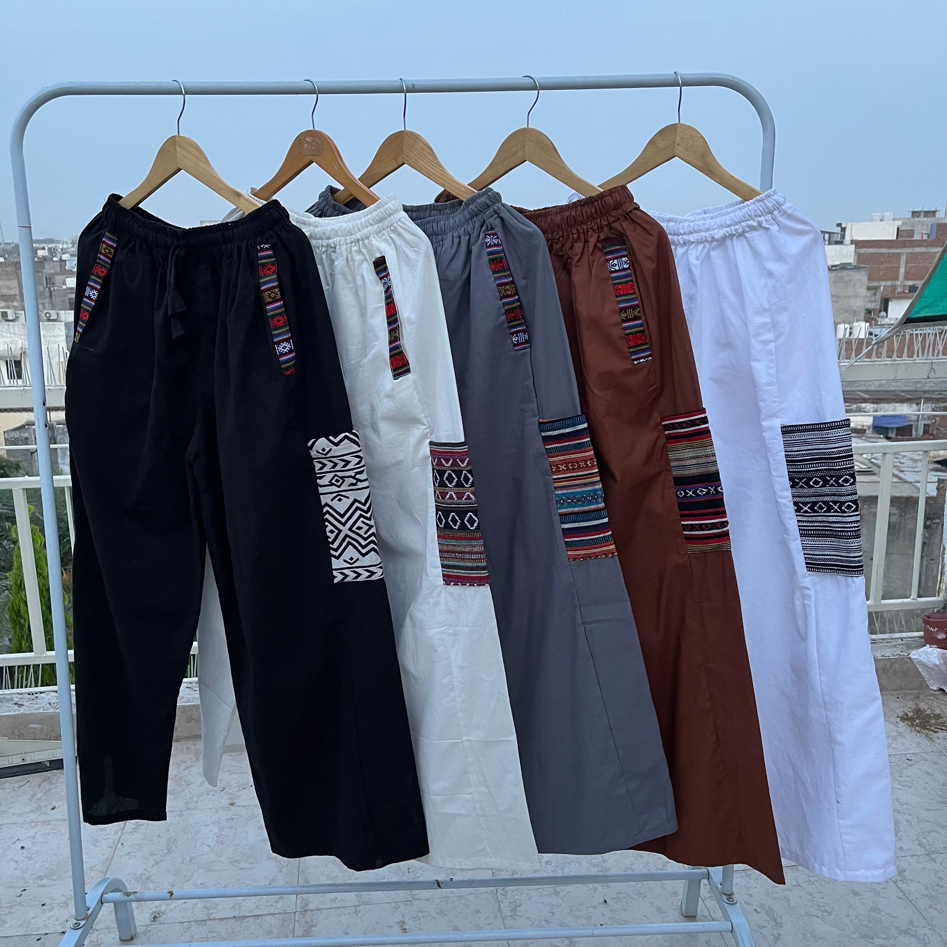 Pahadi Boho Pants - Grey