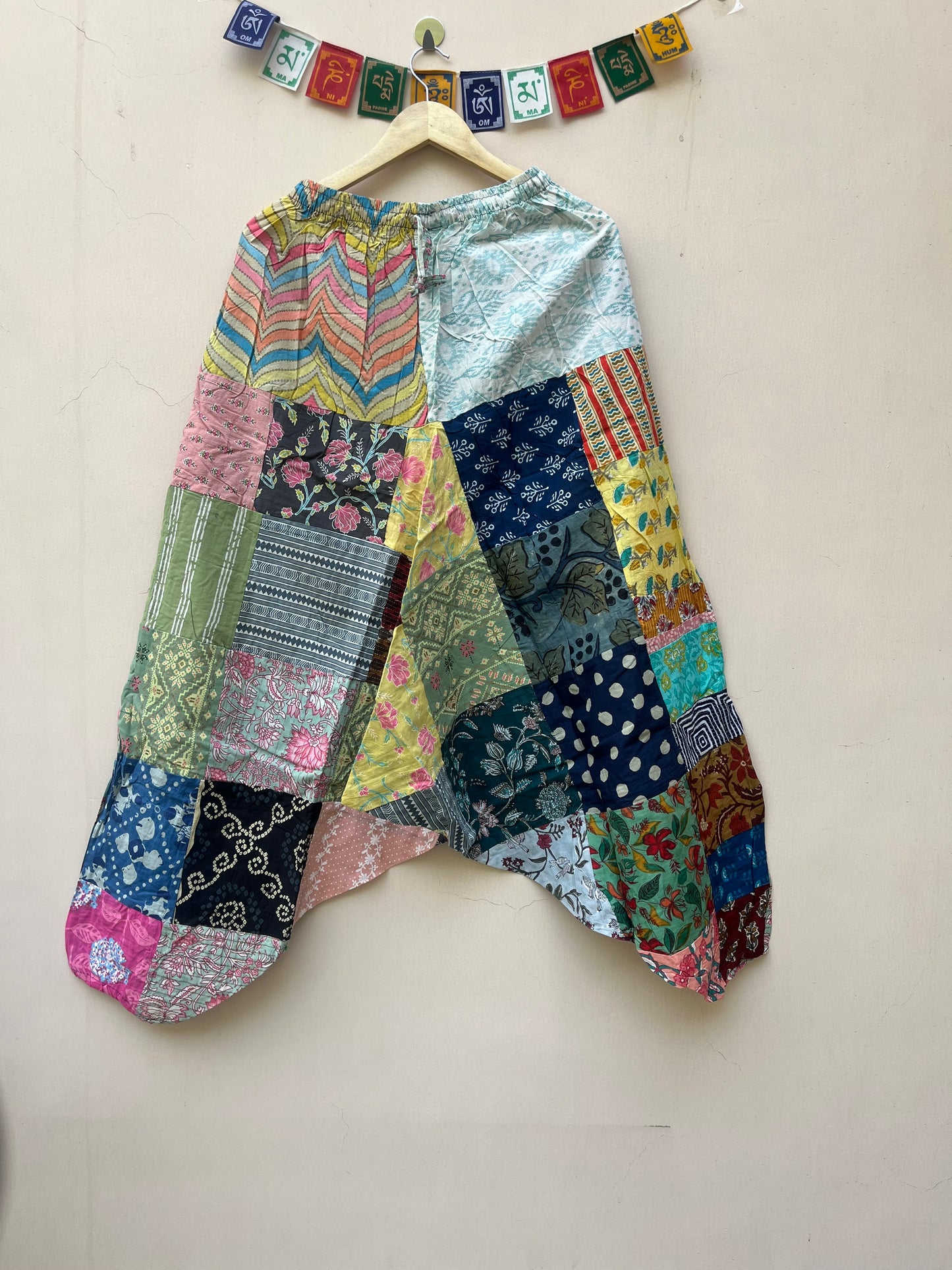 Patchwork Harem Pant