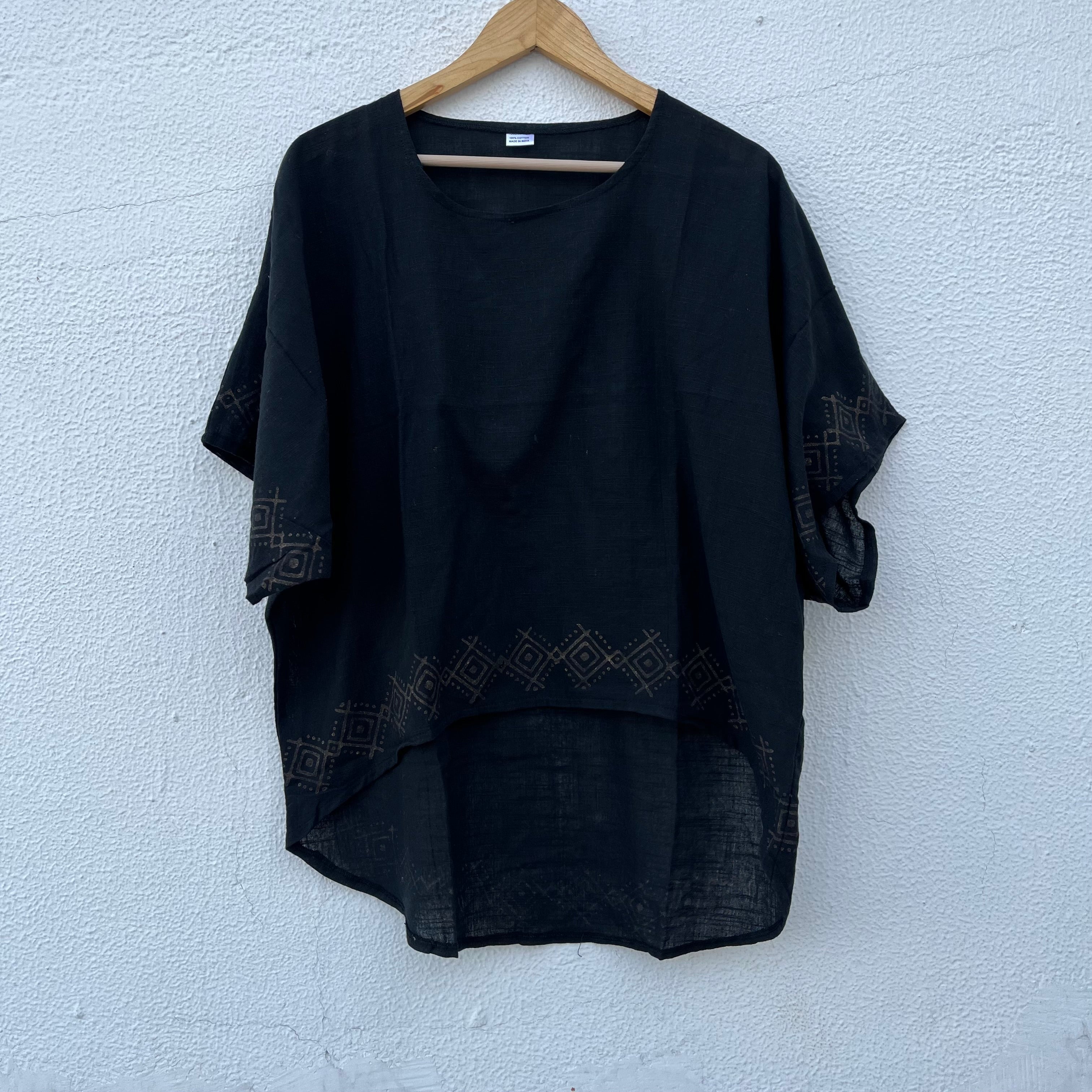 Aawara Cotton Top- Midnight Black