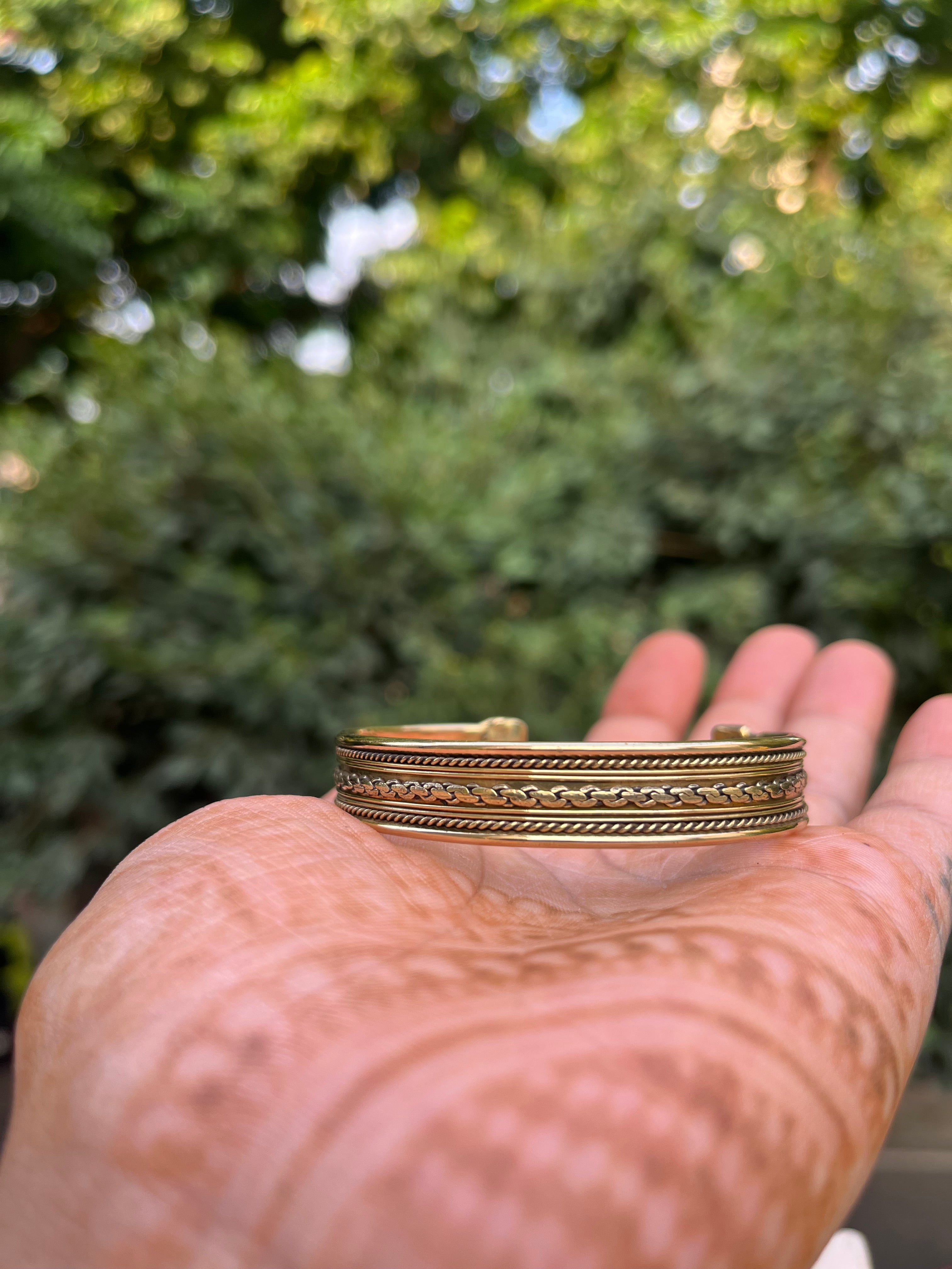 2 Brass Bracelet