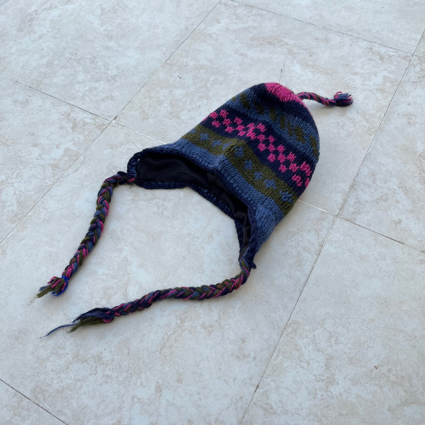 Winter Cap with braids