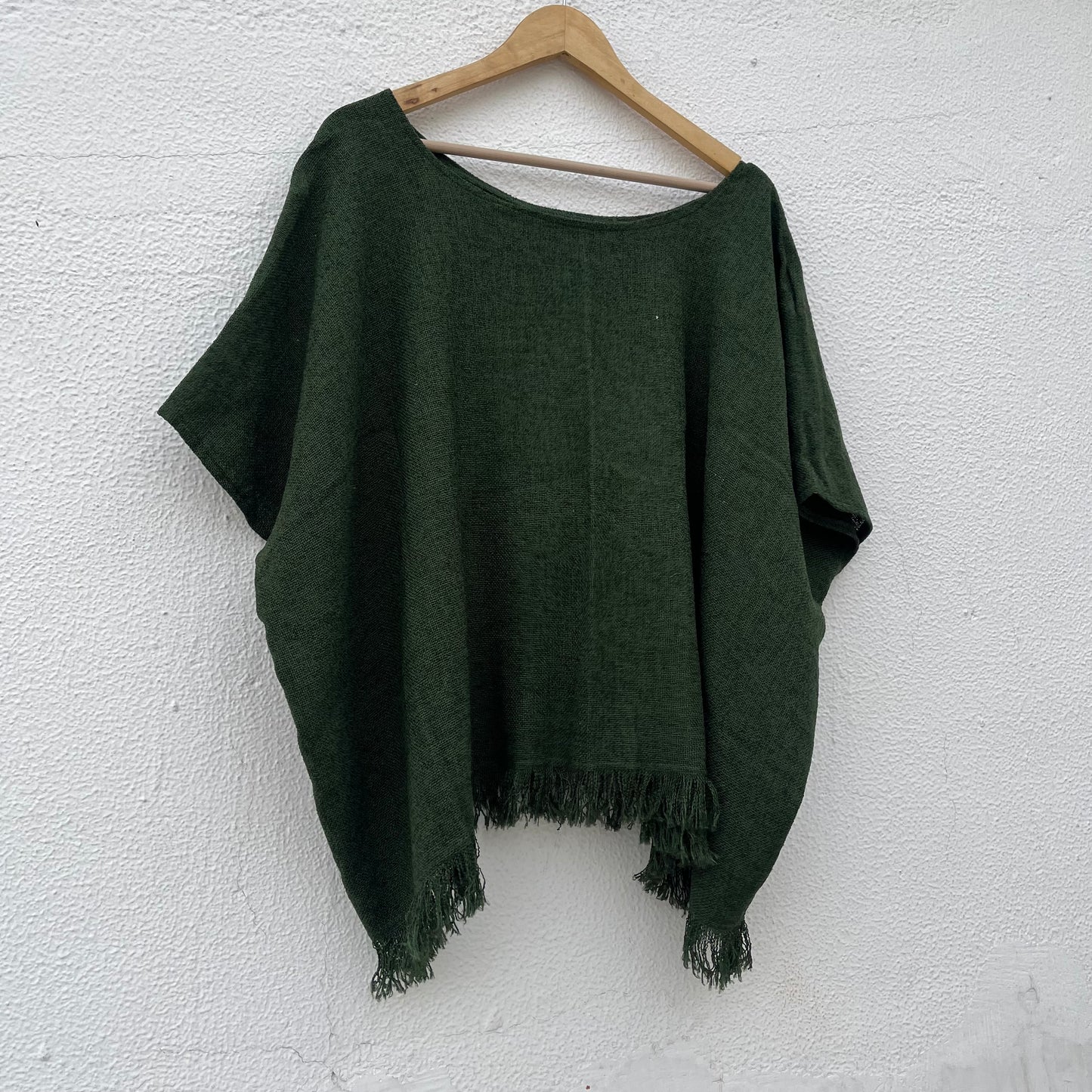 Fakira Cotton Top- Forest Green