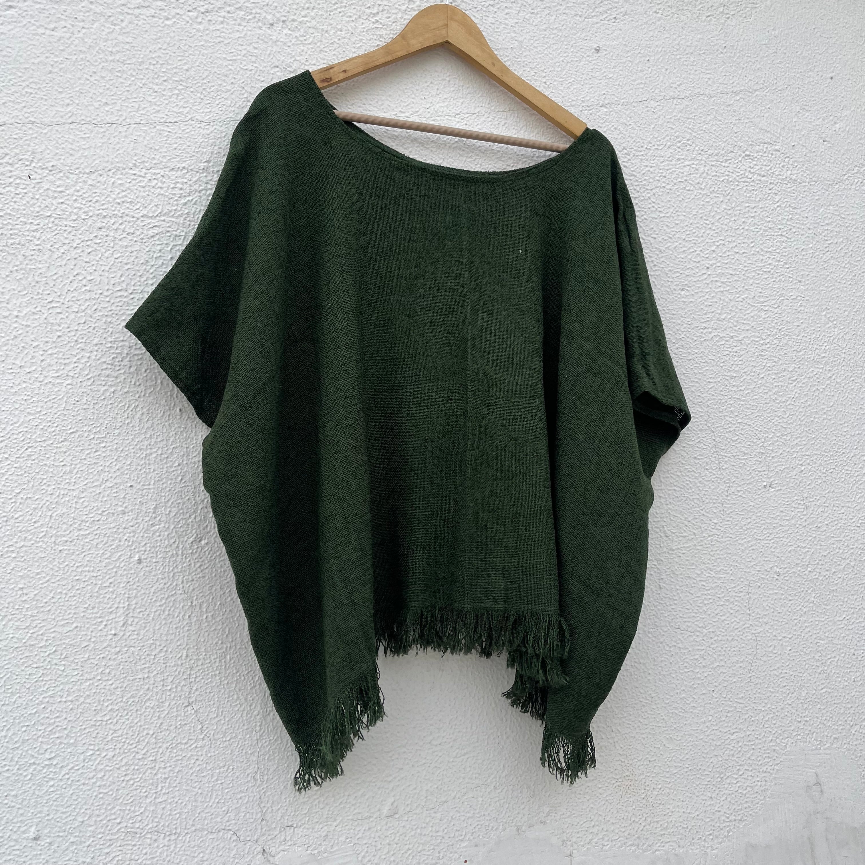 Fakira Cotton Top- Forest Green
