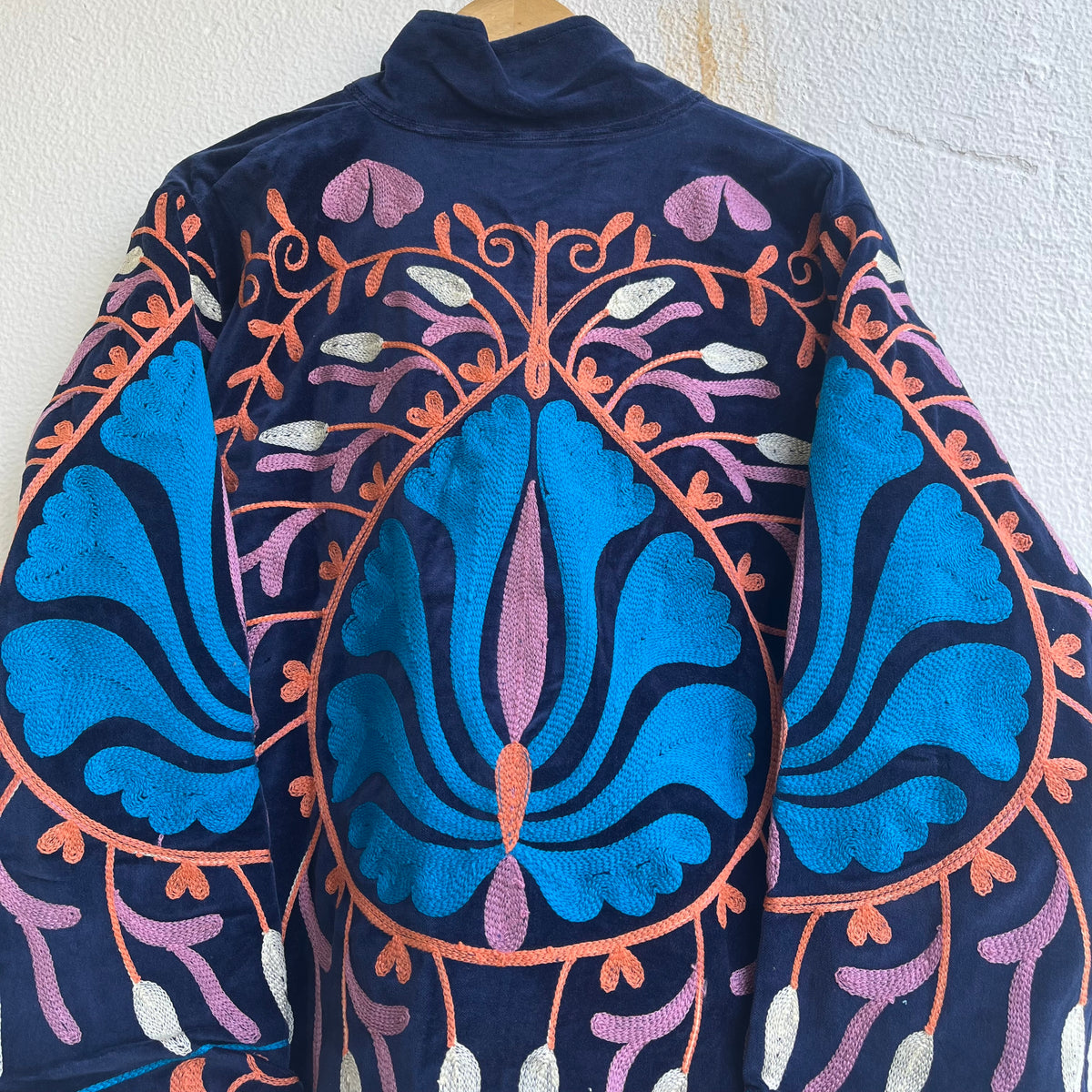 Jaipuri Thread Velvet Jacket