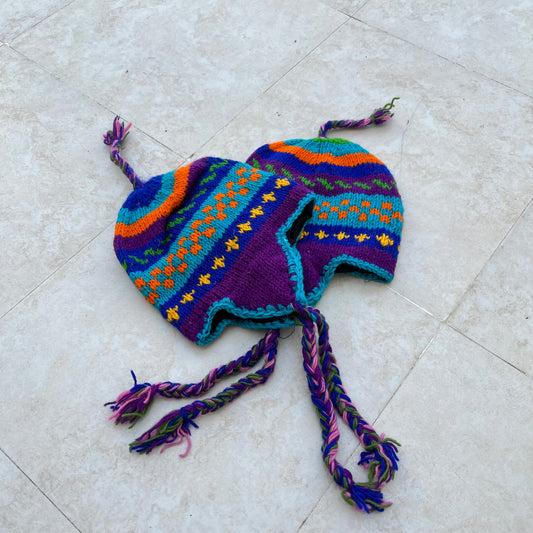 Winter Cap with braids