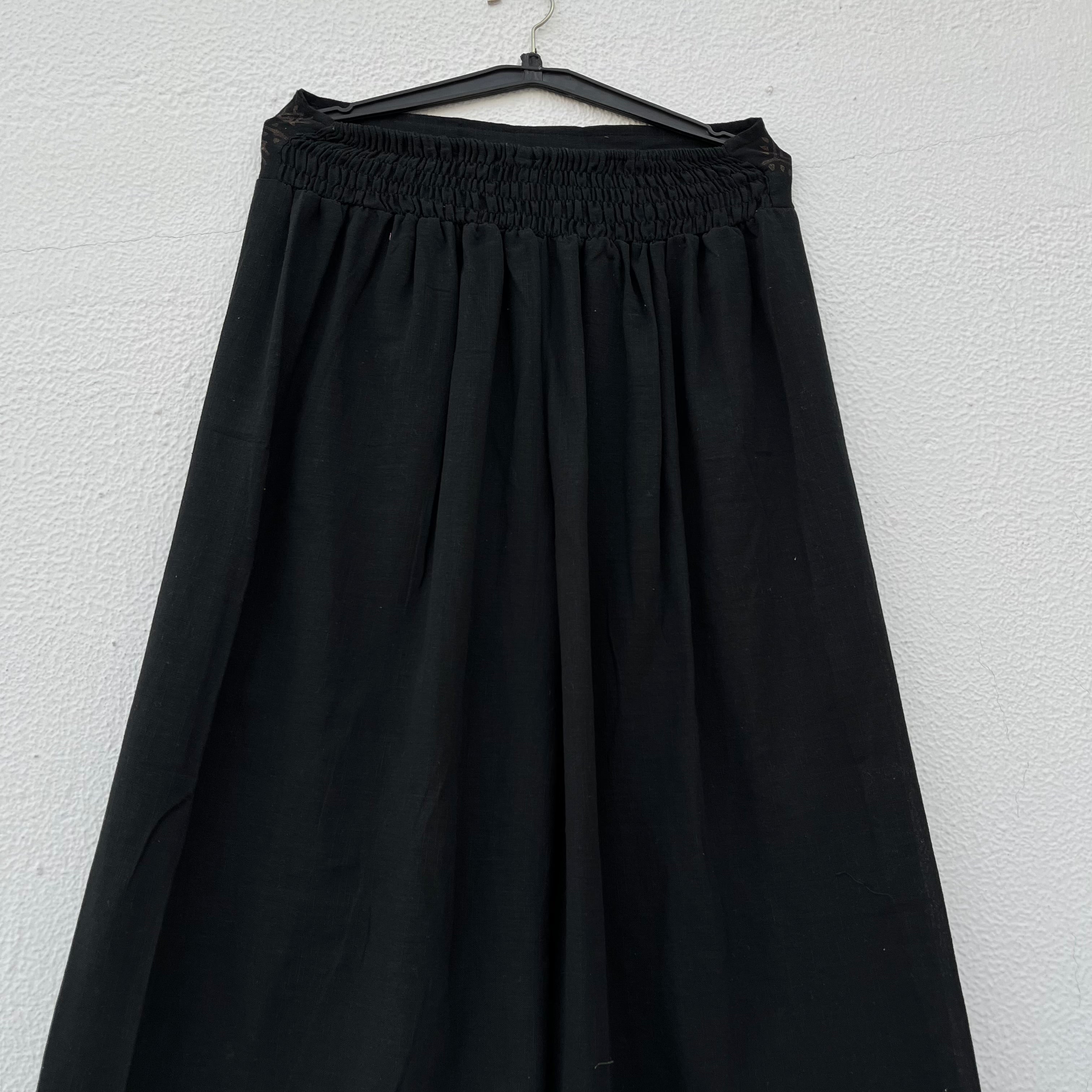 Mastani Cotton Pant- Midnight Black