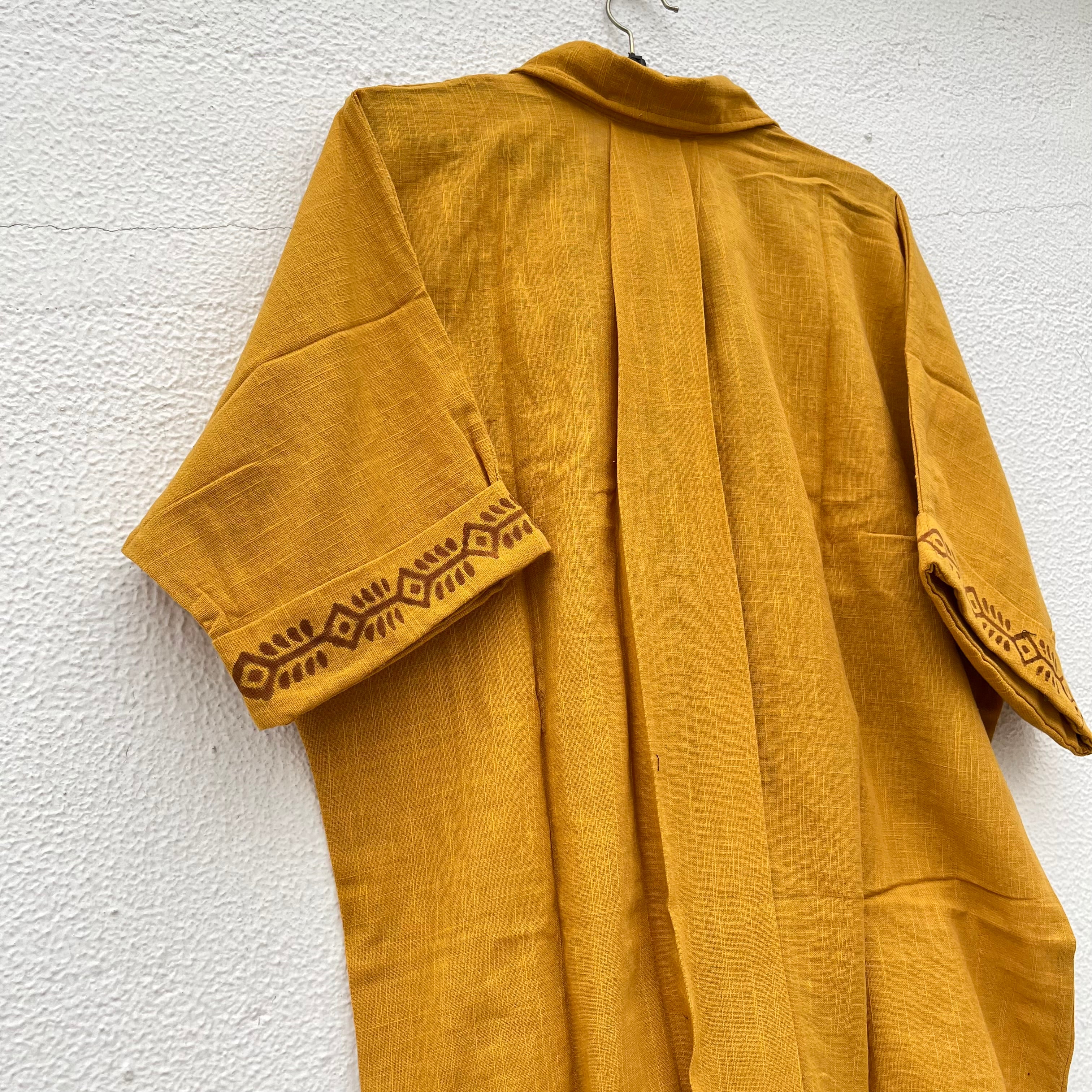 Rahgir Cotton Oversize Shirt 2.0 - Mustard