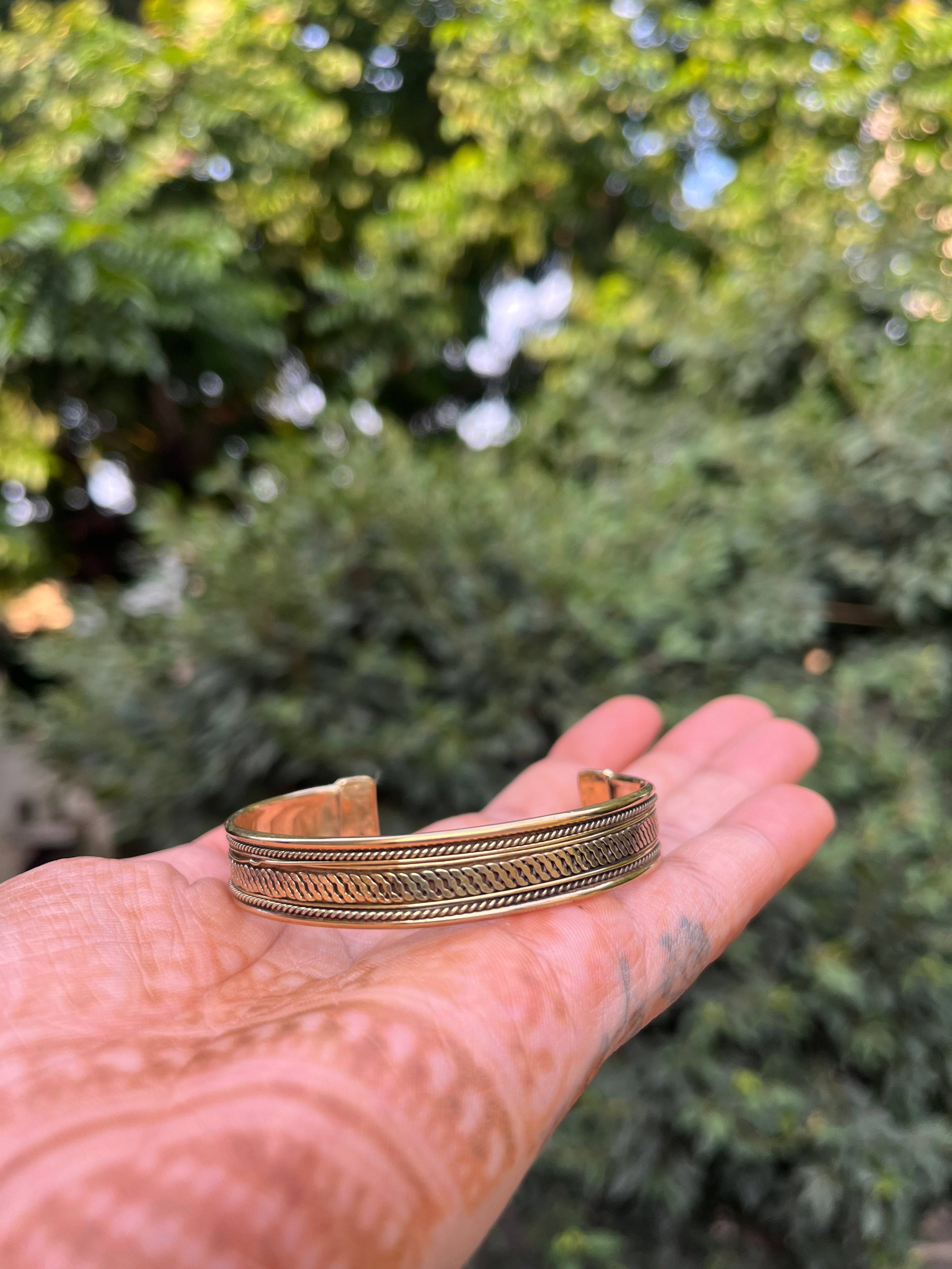 2 Brass Bracelet