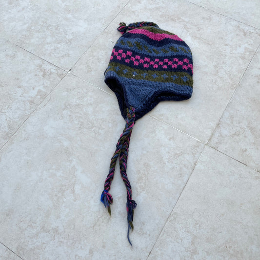 Winter Cap with braids